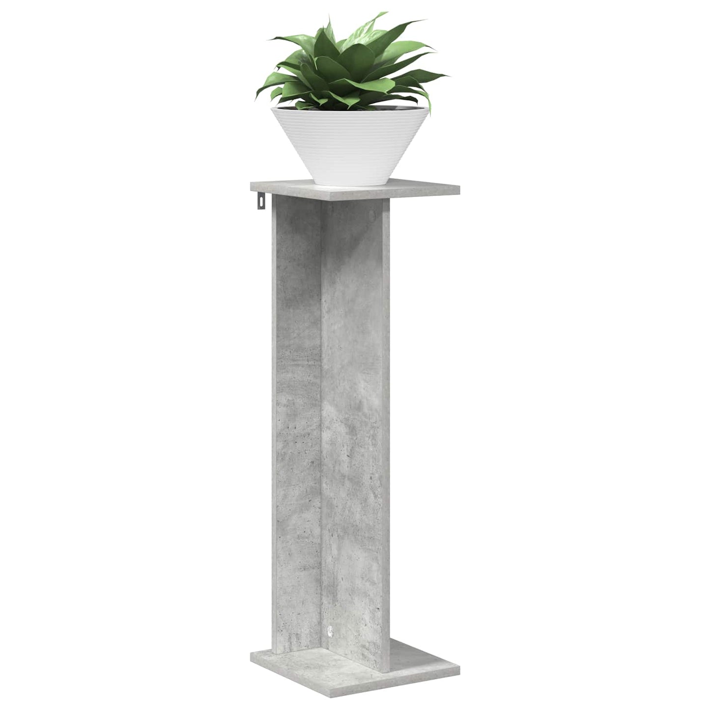 vidaXL Βάση φυτών 2 pcs Σκυρόχρωμο Γκρι 25 x 25,5 x 80,5 εκ.
