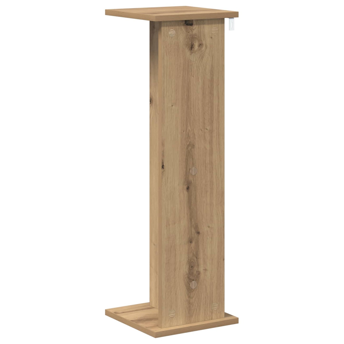 vidaXL Βάση φυτών Τεχνίτικη Δρυς 25 x 25,5 x 80,5 εκ.