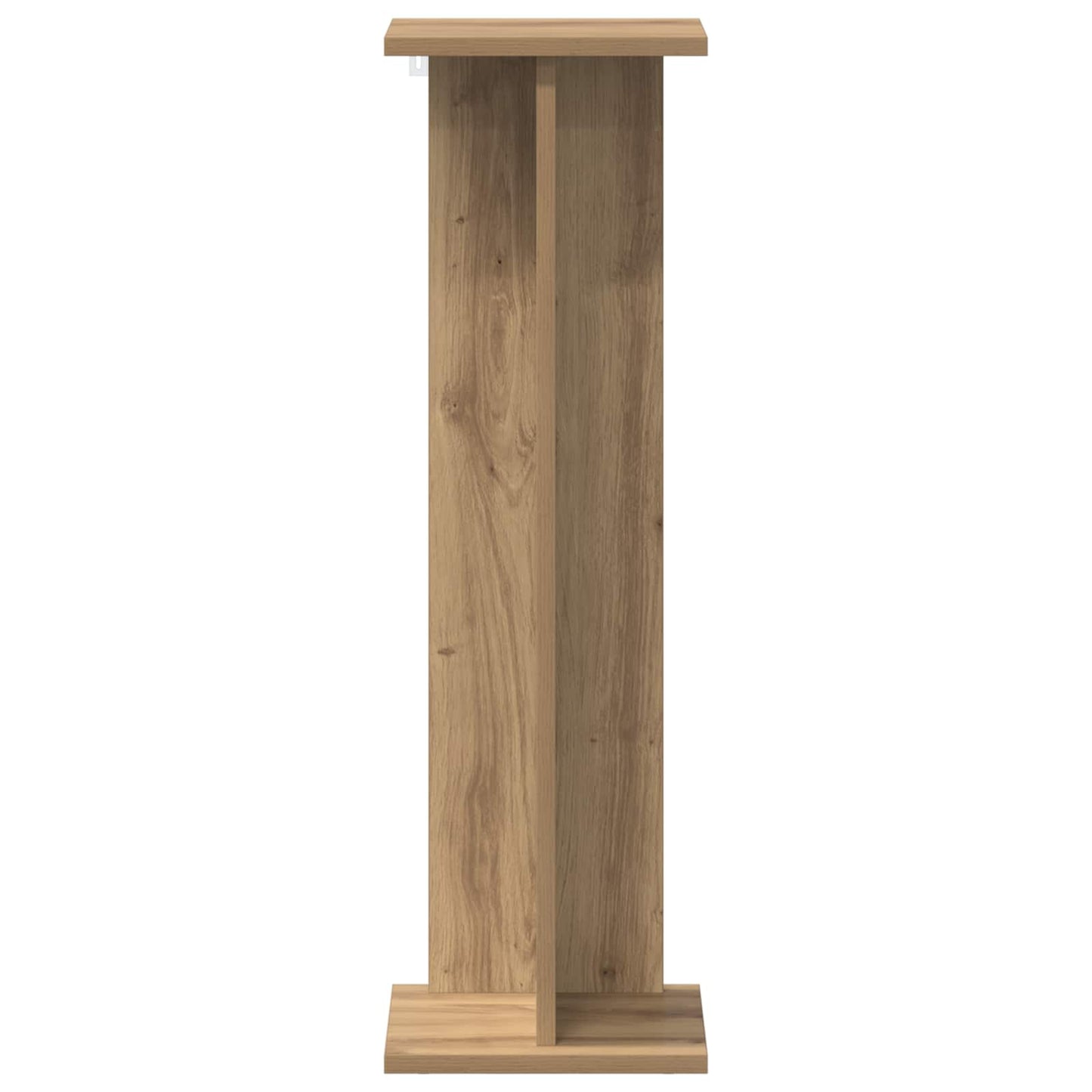 vidaXL Βάση φυτών Τεχνίτικη Δρυς 25 x 25,5 x 80,5 εκ.