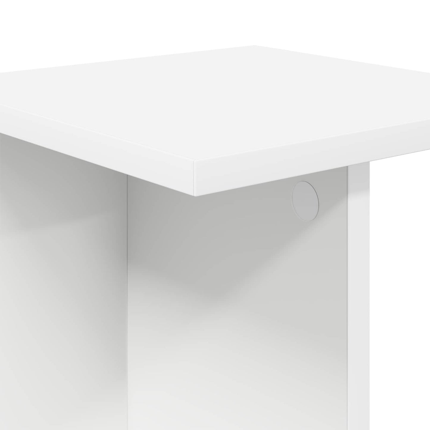 vidaXL Βάση φυτών Λευκός 25 x 25,5 x 60,5 εκ.