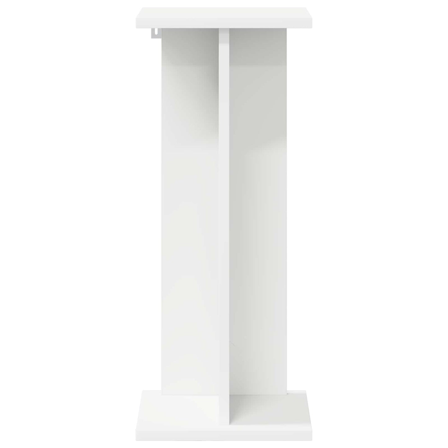 vidaXL Βάση φυτών Λευκός 25 x 25,5 x 60,5 εκ.