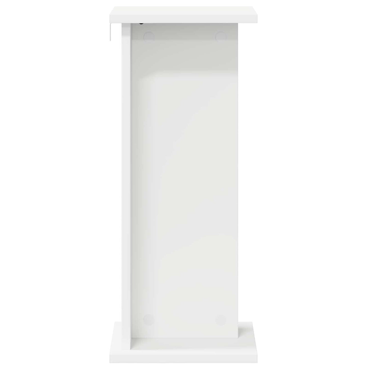 vidaXL Βάση φυτών 2 τμχ. Λευκός 25 x 25,5 x 60,5 εκ.