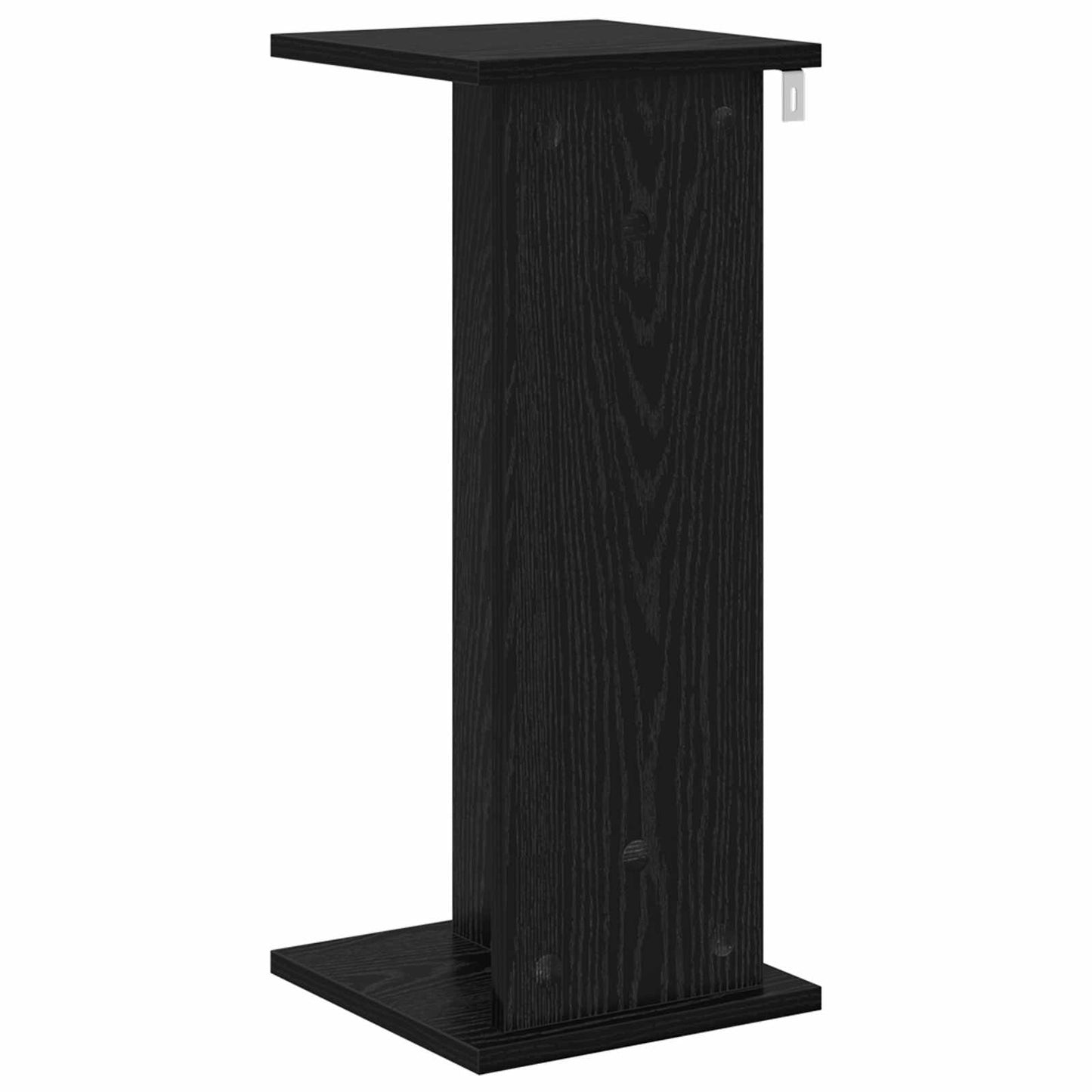 vidaXL Βάση φυτών Μαύρη Δρυς 25 x 25,5 x 60,5 εκ.