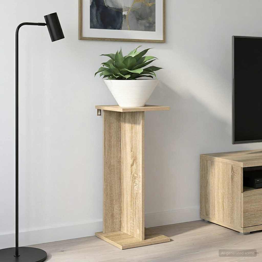 vidaXL Βάση φυτών Δρύς Sonoma 25 x 25,5 x 60,5 εκ.