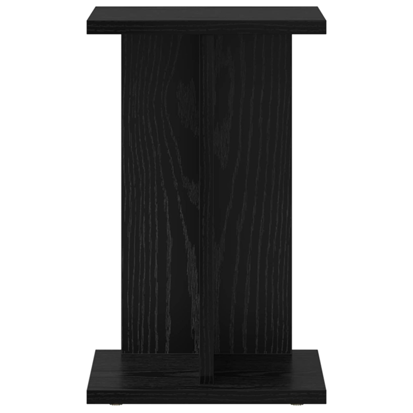 vidaXL Βάση φυτών Μαύρη Δρυς 25 x 25,5 x 40,5 εκ.