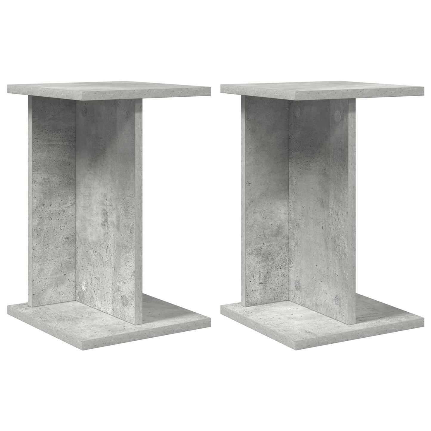 vidaXL Βάση φυτών 2 pcs Σκυρόχρωμο Γκρι 25 x 25,5 x 40,5 εκ.