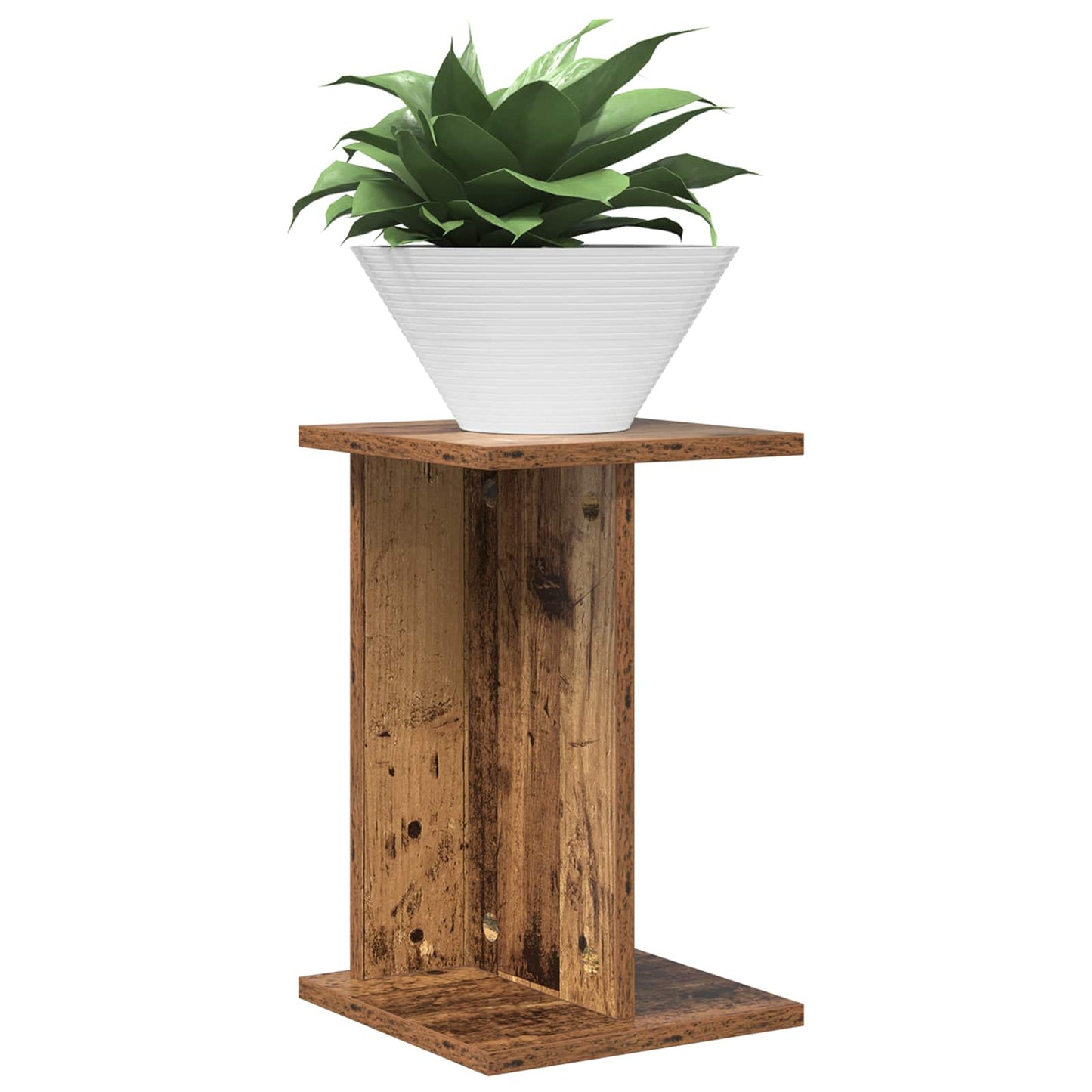 vidaXL Βάση φυτών 2 pcs Παλιό ξύλο 25 x 25,5 x 40,5 εκ.
