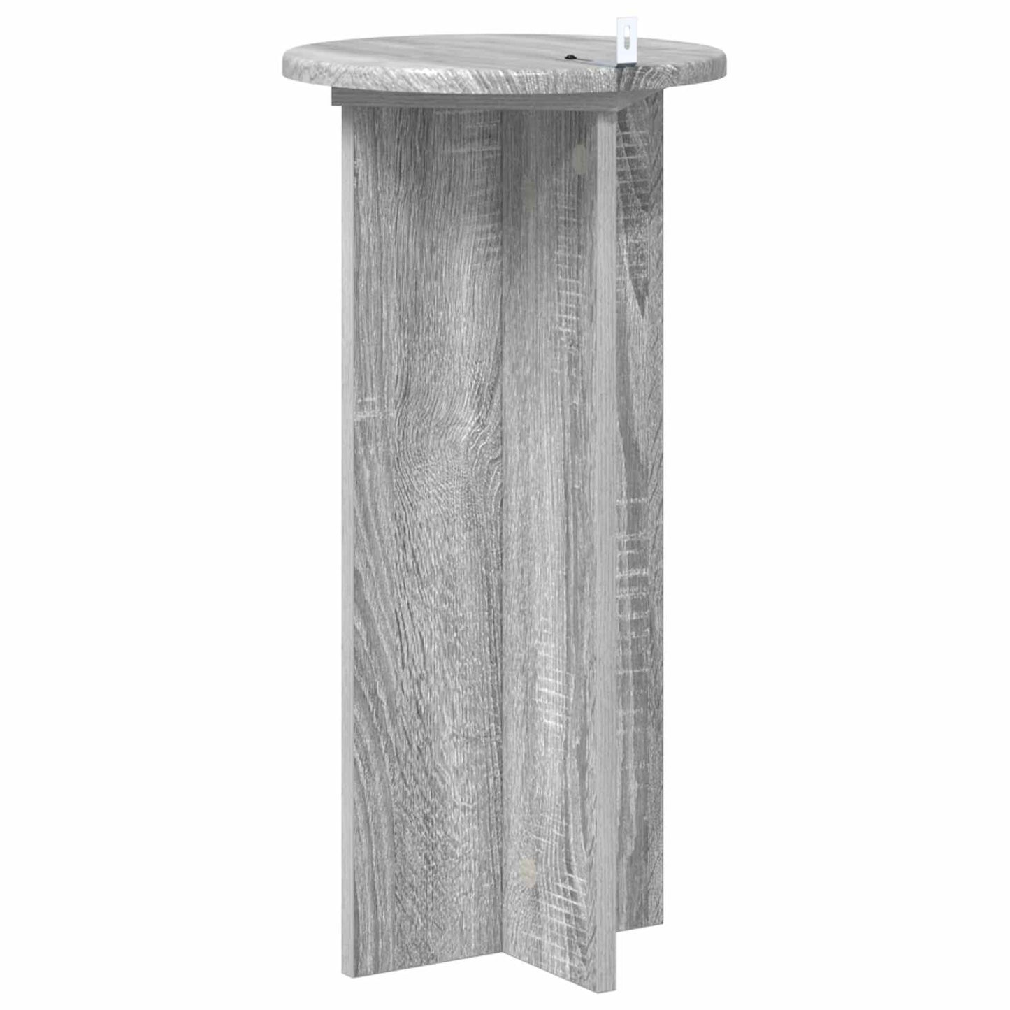 vidaXL Βάση φυτών 2 τμχ. Γκρι Sonoma 29,5 x 29,5 x 60 εκ.