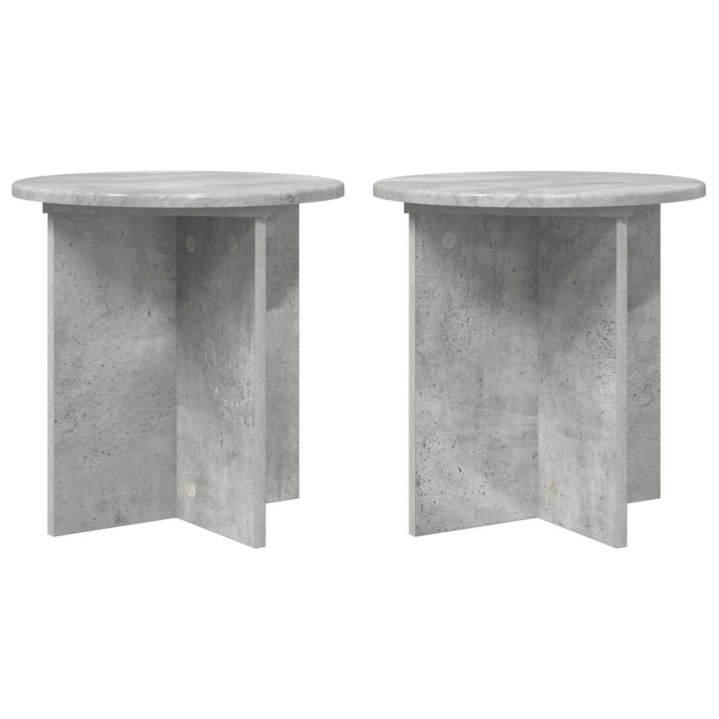 vidaXL Βάση φυτών 2 pcs Γκρι Σκυροδέματος 40 x 40 x 40 cm