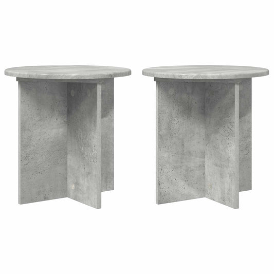 vidaXL Βάση φυτών 2 pcs Γκρι Σκυροδέματος 40 x 40 x 40 cm