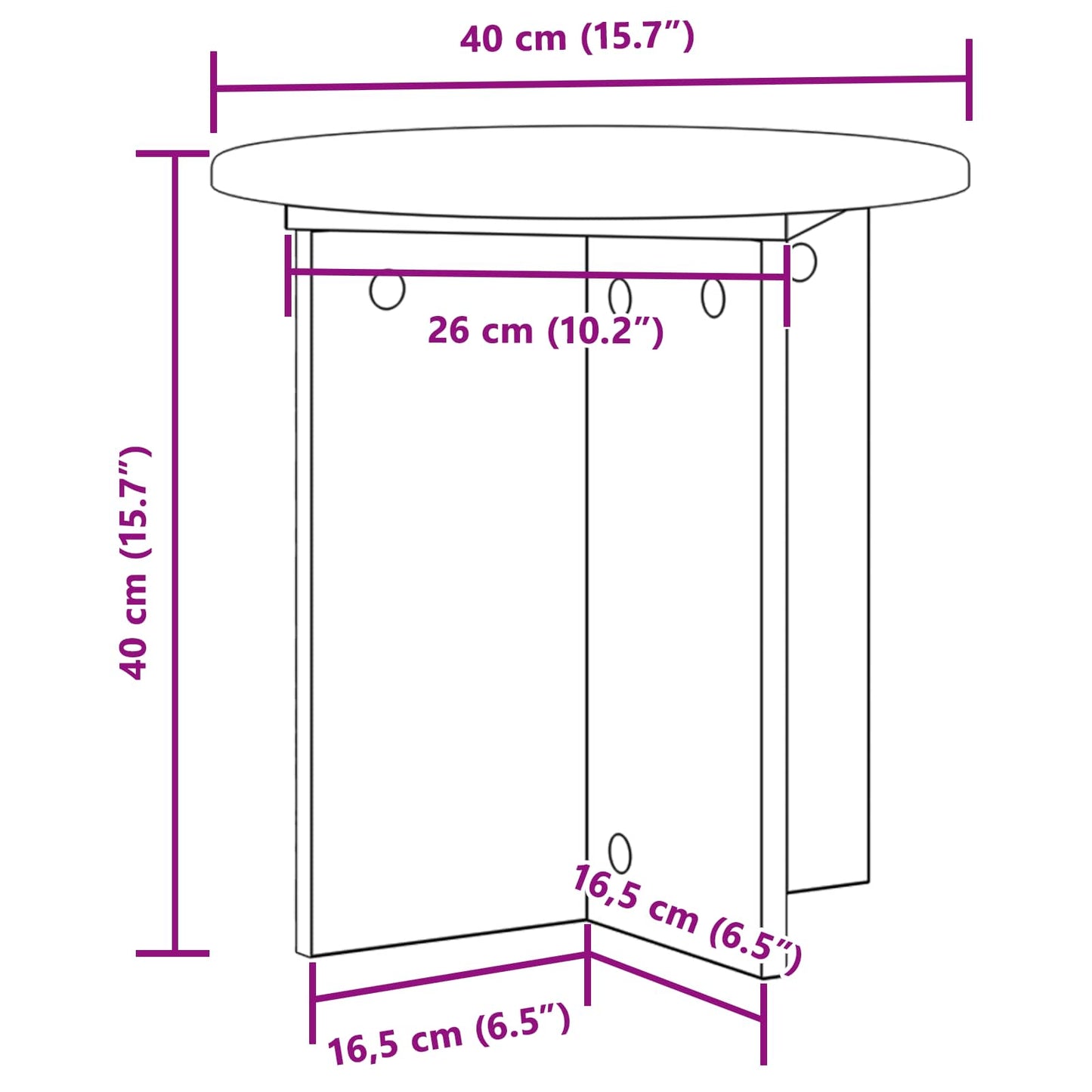 vidaXL Βάση φυτών 2 pcs Γκρι Σκυροδέματος 40 x 40 x 40 cm