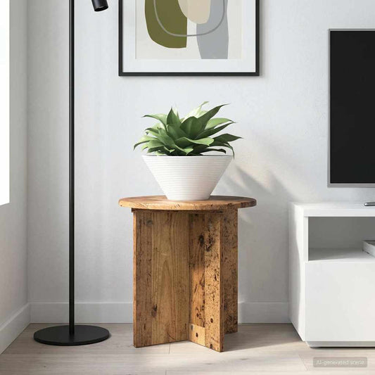 vidaXL Βάση φυτών 2 pcs Παλαιωμένο ξύλο 40 x 40 x 40 cm