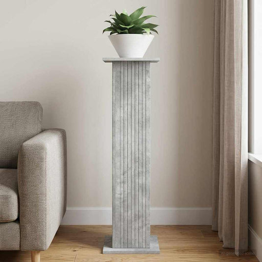 vidaXL Βάση φυτών Γκρι Σκυροδέματος 30,5 x 30 x 100,5 εκ