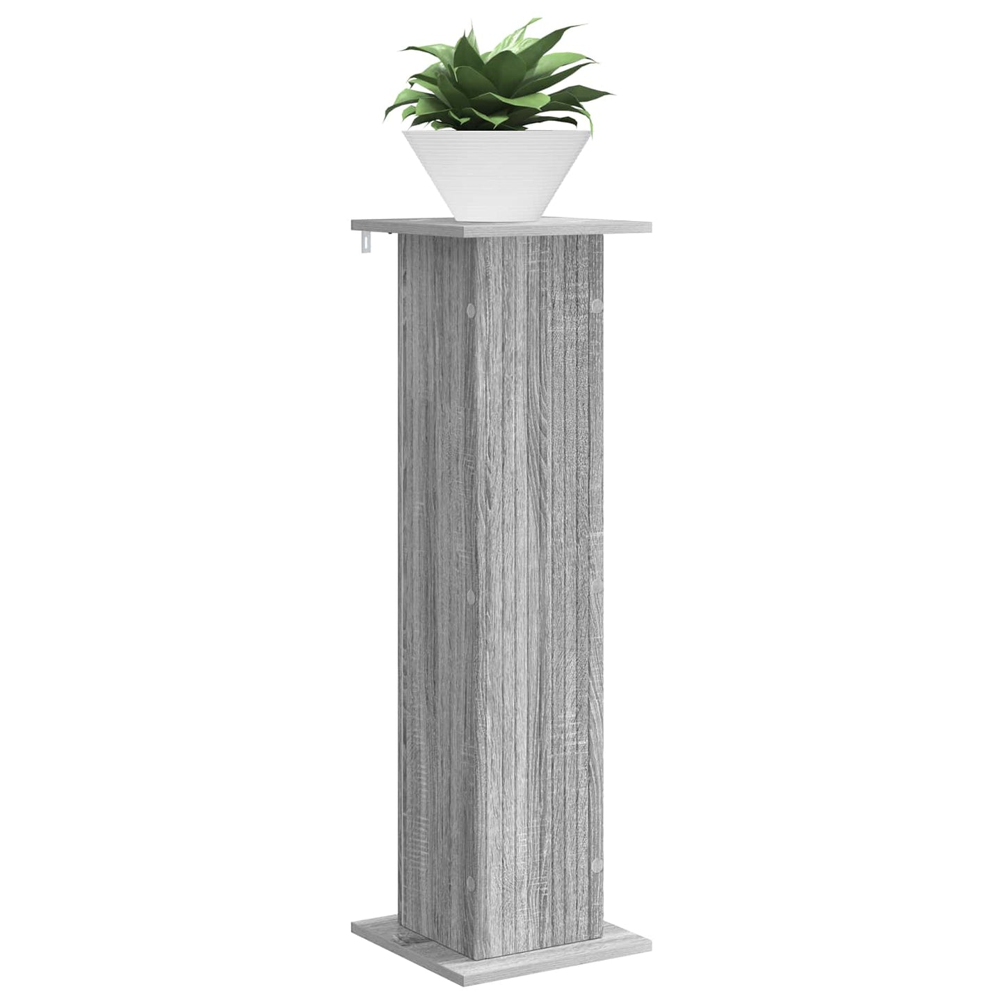 vidaXL Βάση φυτών 2 τμχ. Γκρι Sonoma 30,5 x 30 x 100,5 εκ