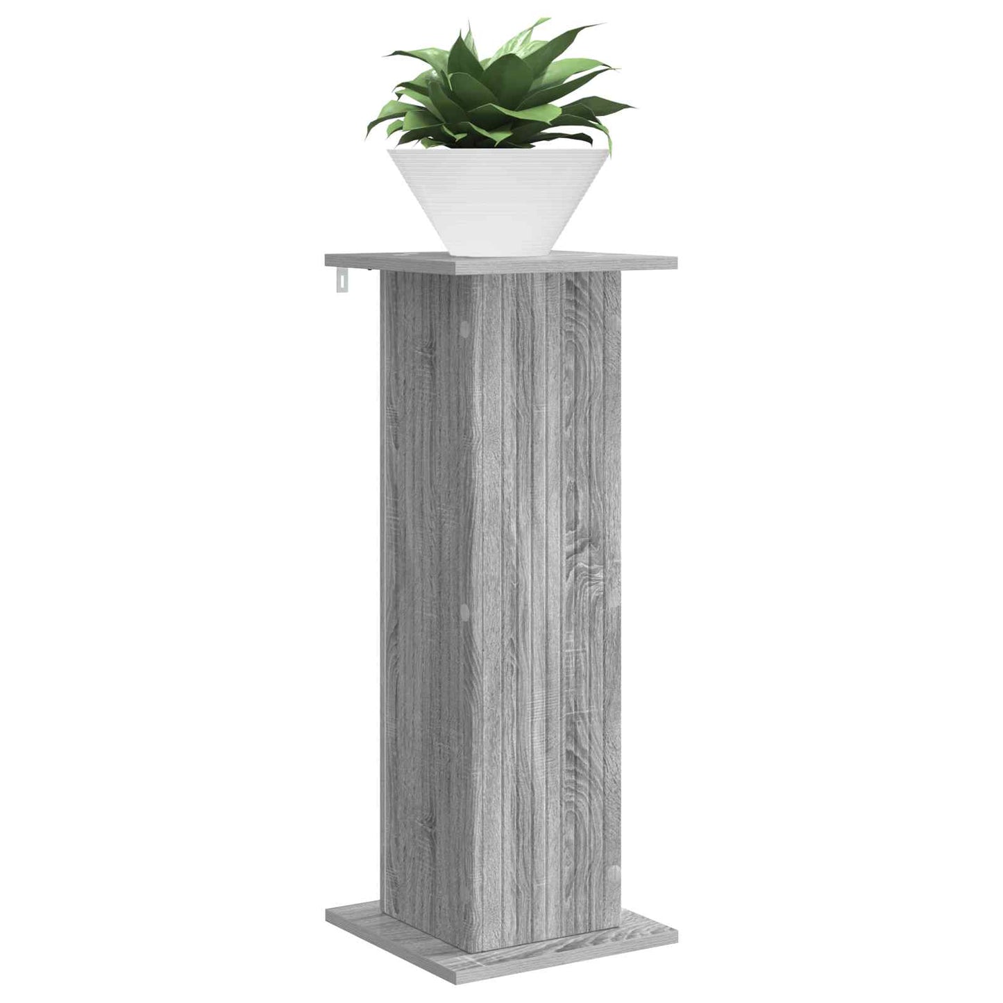 vidaXL Βάση φυτών 2 τμχ. Γκρι Sonoma 30,5 x 30 x 80,5 εκ