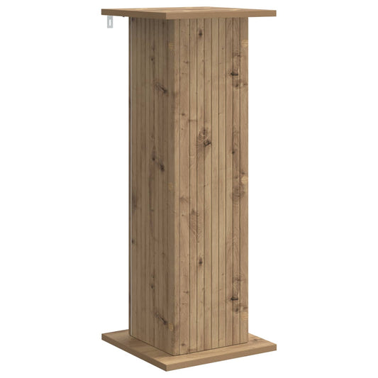 vidaXL Βάση φυτών Artisan Δρυς 30,5 x 30 x 80,5 εκ Επεξεργασμένο Ξύλο