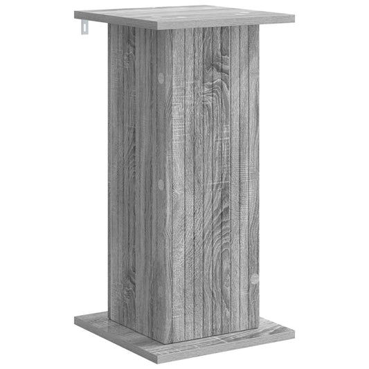 vidaXL Βάση φυτών Γκρι Sonoma 30,5 x 30 x 60,5 εκ Επεξεργασμένο Ξύλο