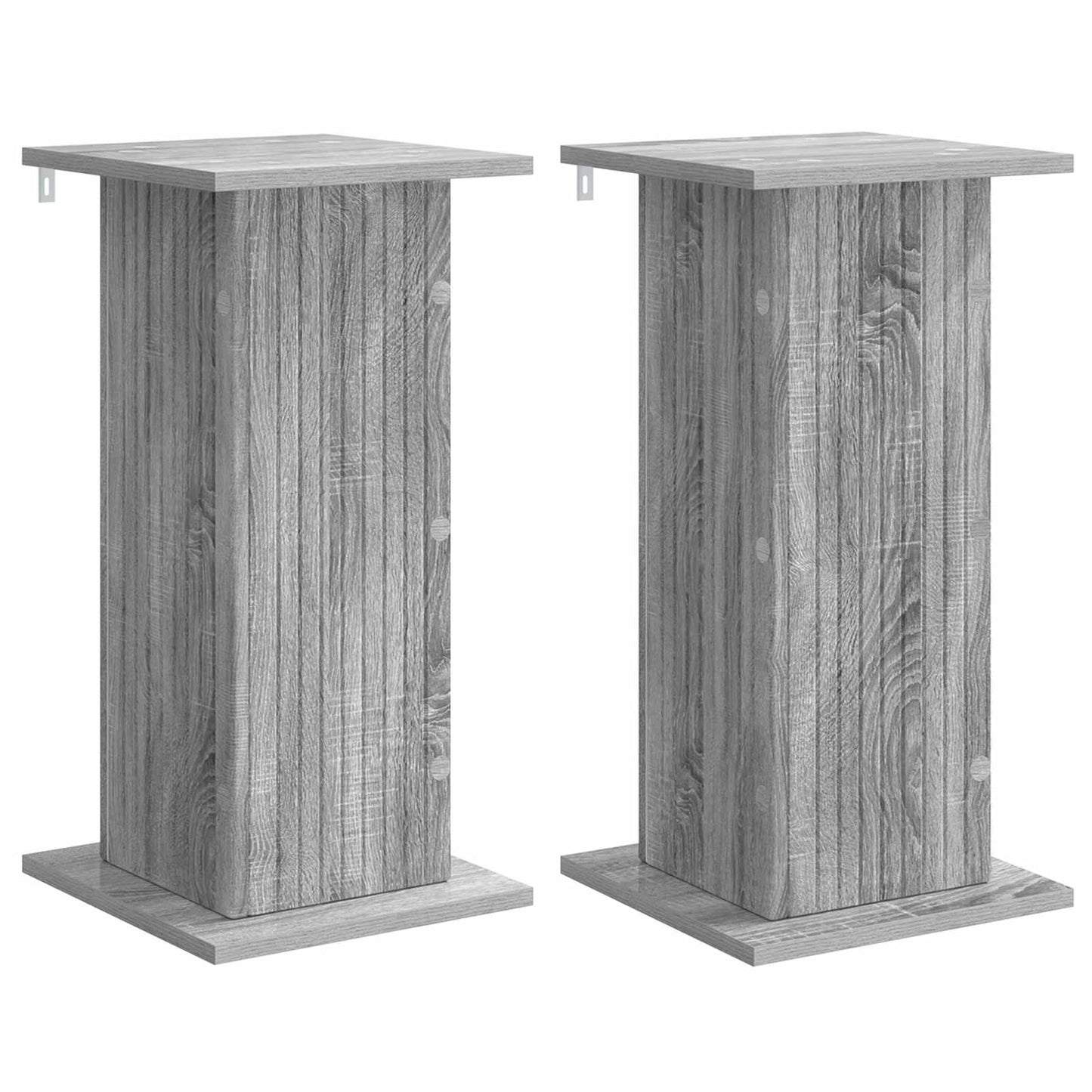vidaXL Βάση φυτών 2 τμχ. Γκρι Sonoma 30,5 x 30 x 60,5 εκ