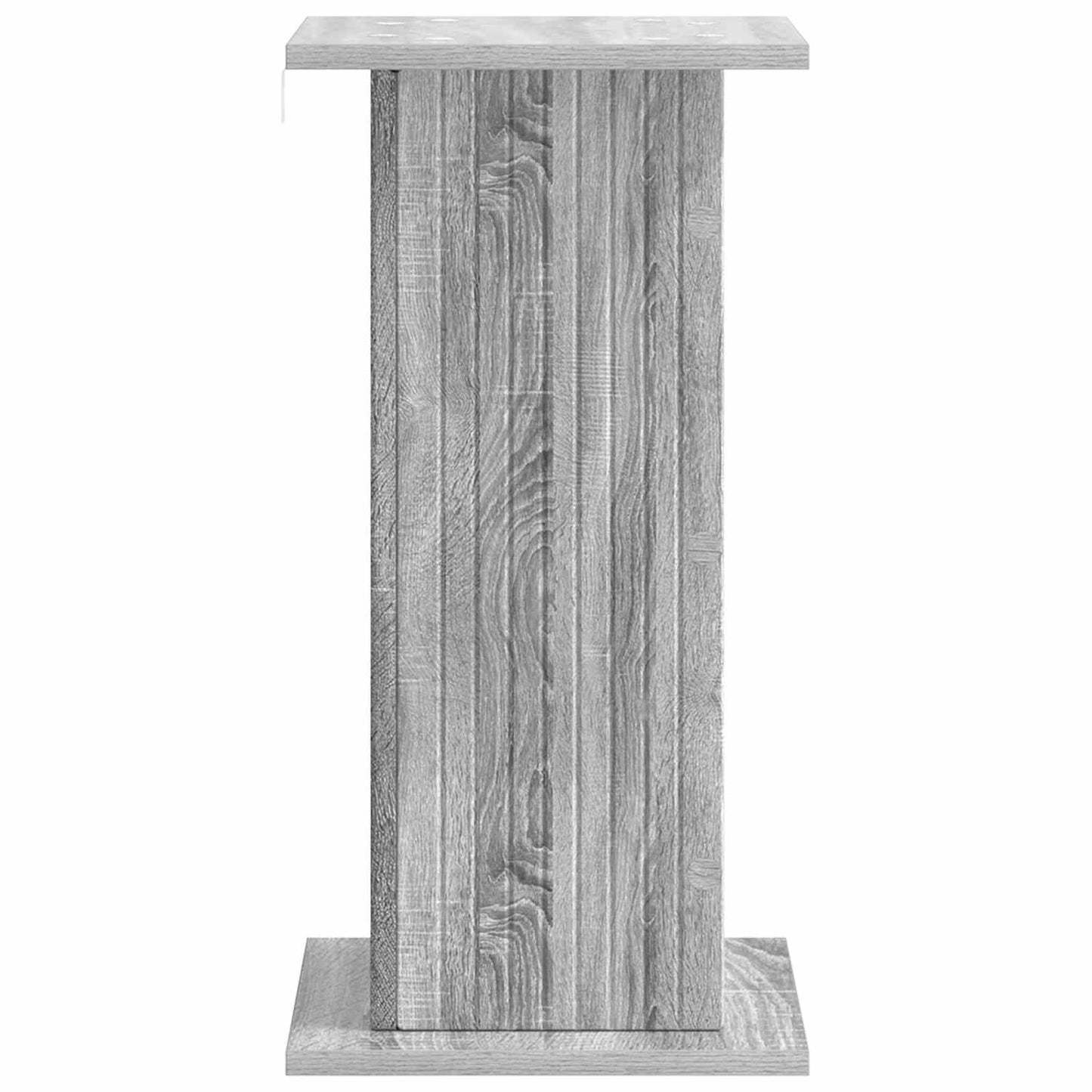 vidaXL Βάση φυτών 2 τμχ. Γκρι Sonoma 30,5 x 30 x 60,5 εκ