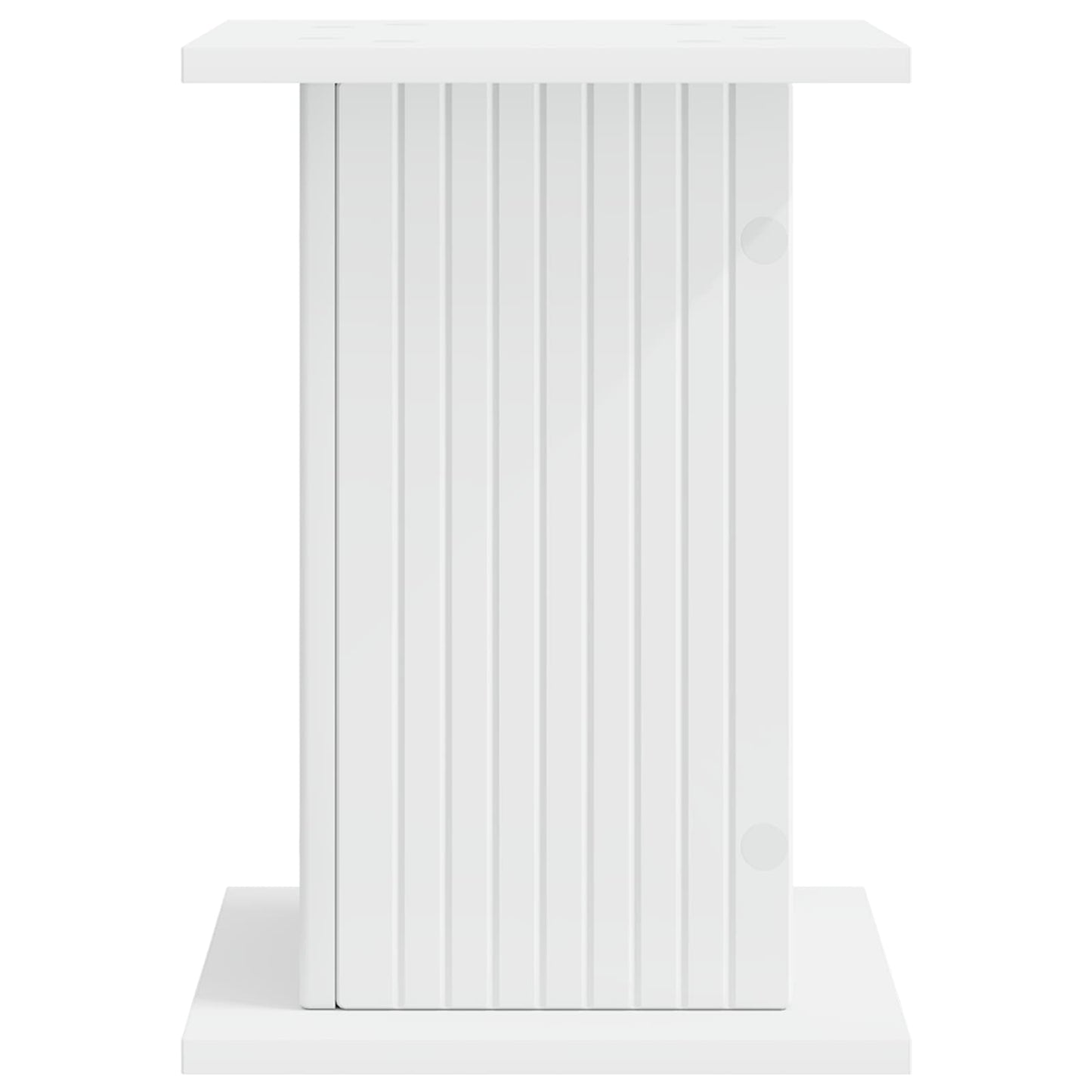 vidaXL Βάση φυτών 2 pcs Λευκό 30,5 x 30 x 43 εκ Επεξεργασμένο Ξύλο