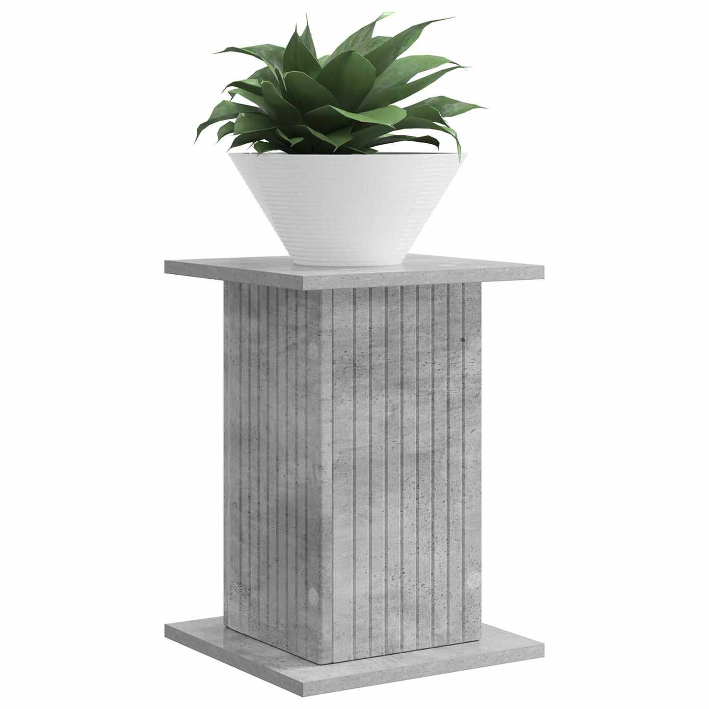 vidaXL Βάση φυτών 2 pcs Γκρι Σκυροδέματος 30,5 x 30 x 43 εκ