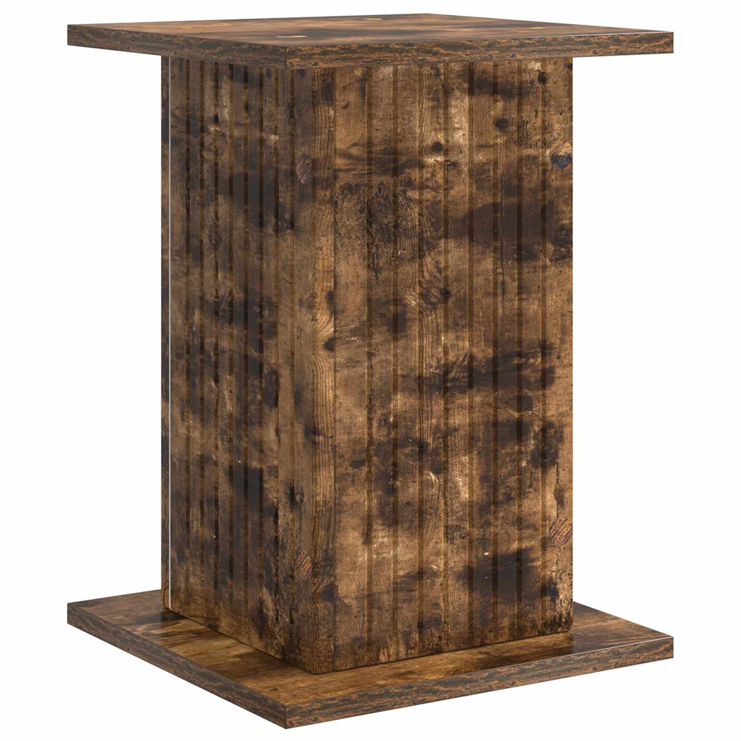 vidaXL Βάση φυτών 2 pcs Καπνισμένο Ξύλο Δρυός 30,5 x 30 x 43 εκ