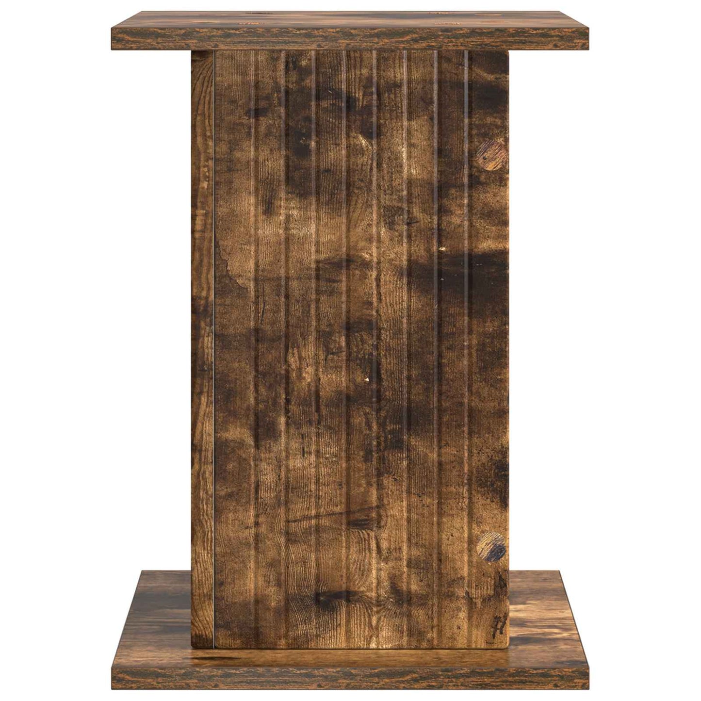 vidaXL Βάση φυτών 2 pcs Καπνισμένο Ξύλο Δρυός 30,5 x 30 x 43 εκ