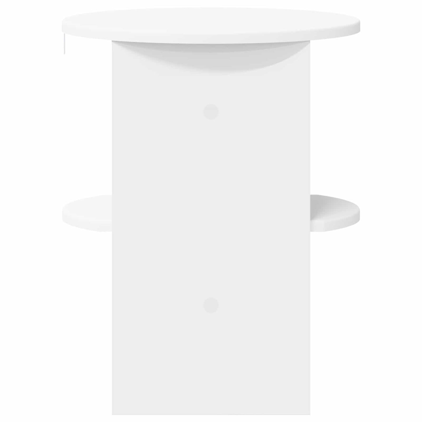 vidaXL Βοηθητικό ντουλάπι 2 pcs Λευκός Ø40 x 50 εκ