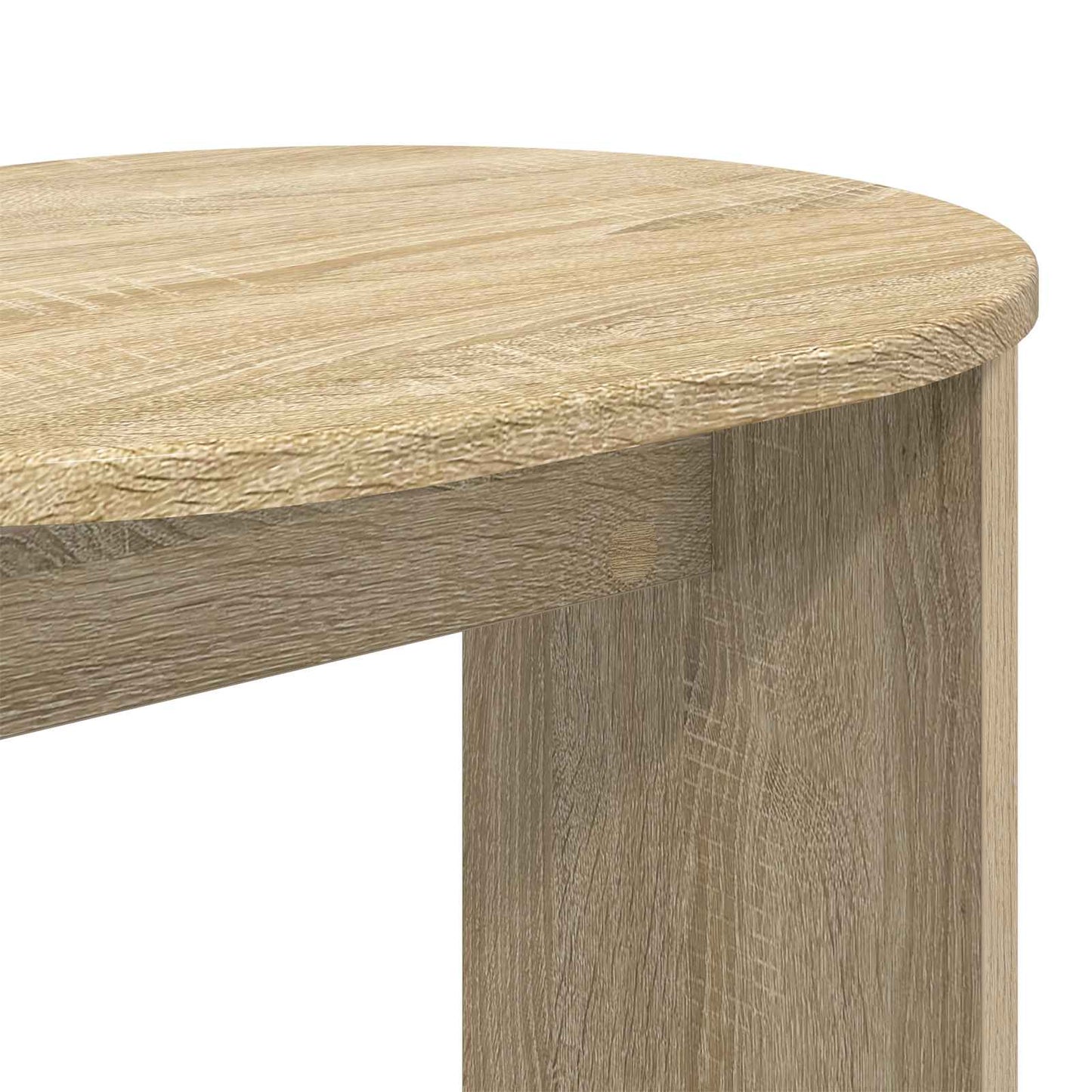 vidaXL Τραπεζάκι Πλευράς Sonoma Δρυς 50 x 39,5 x 55 εκ