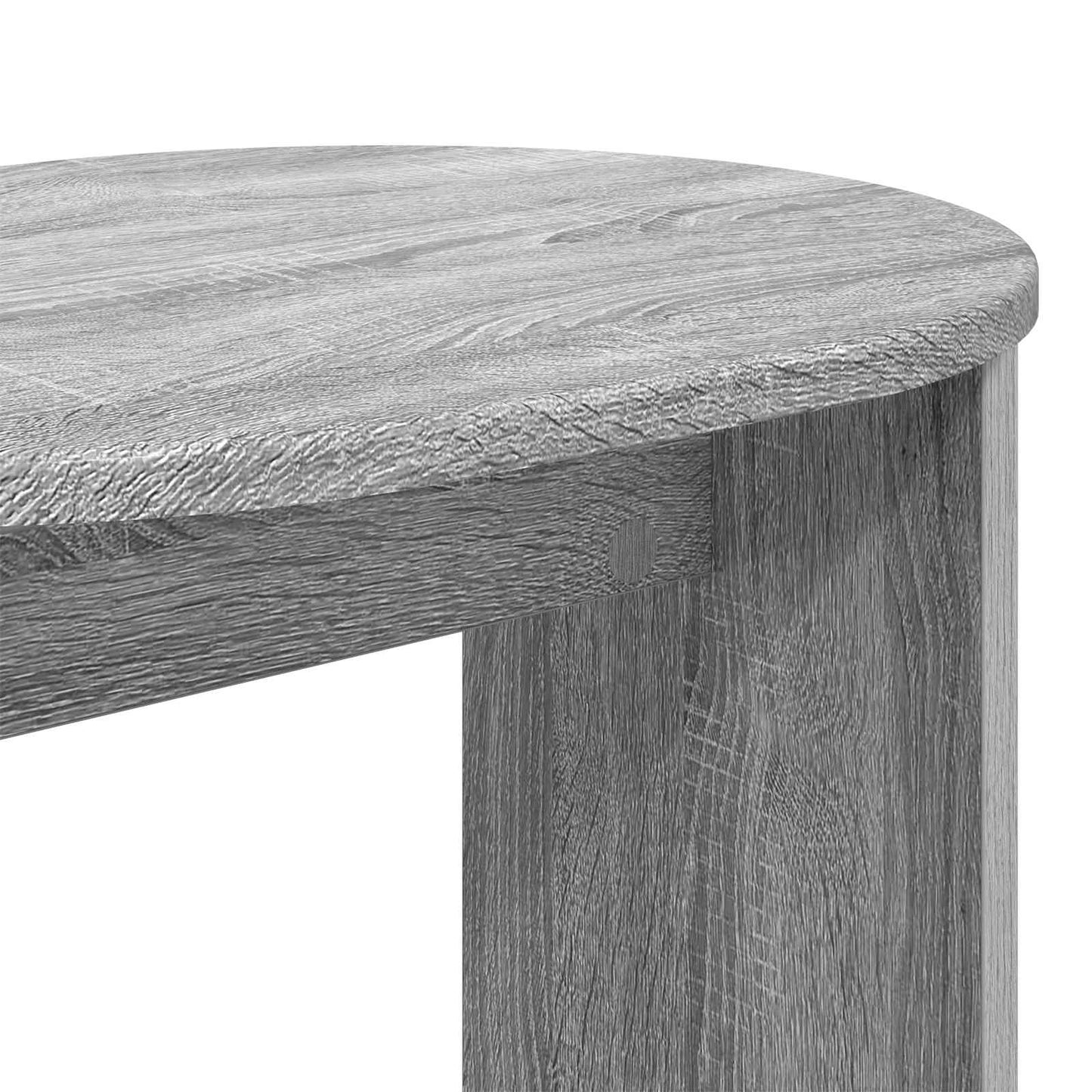 vidaXL Τραπεζάκι Πλευράς Γκρι Sonoma 50 x 39,5 x 55 εκ