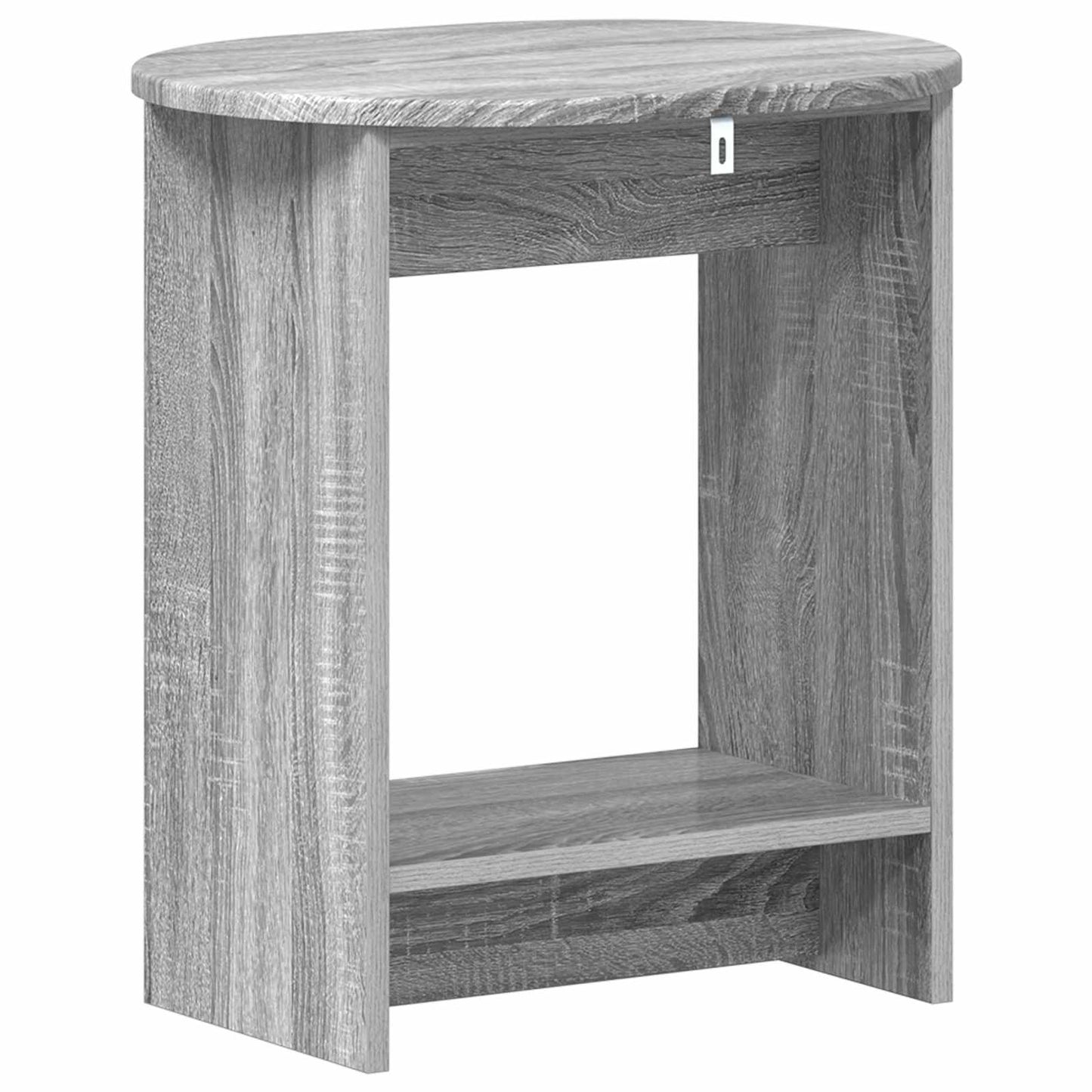 vidaXL Τραπεζάκι Πλευράς Γκρι Sonoma 50 x 39,5 x 55 εκ