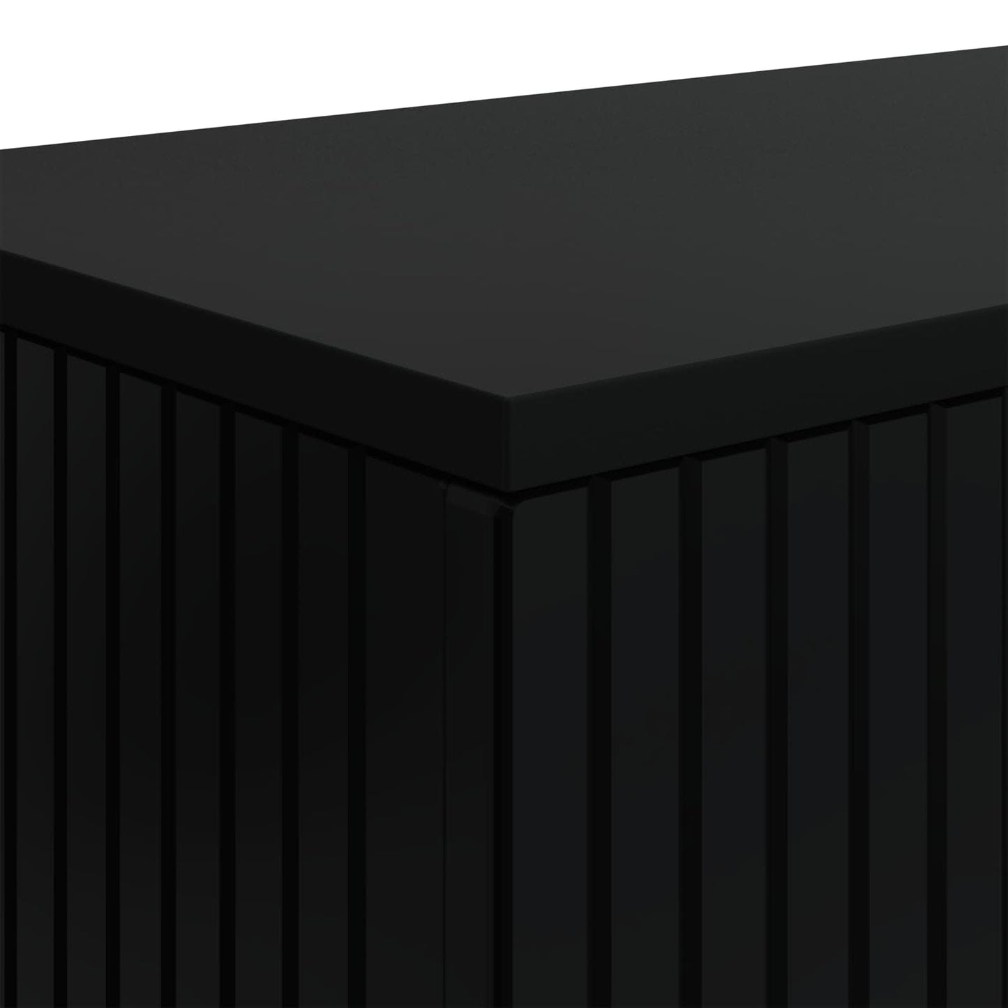 vidaXL Τραπέζι κονσόλας Μαύρο 155 x 29 x 74 εκ.