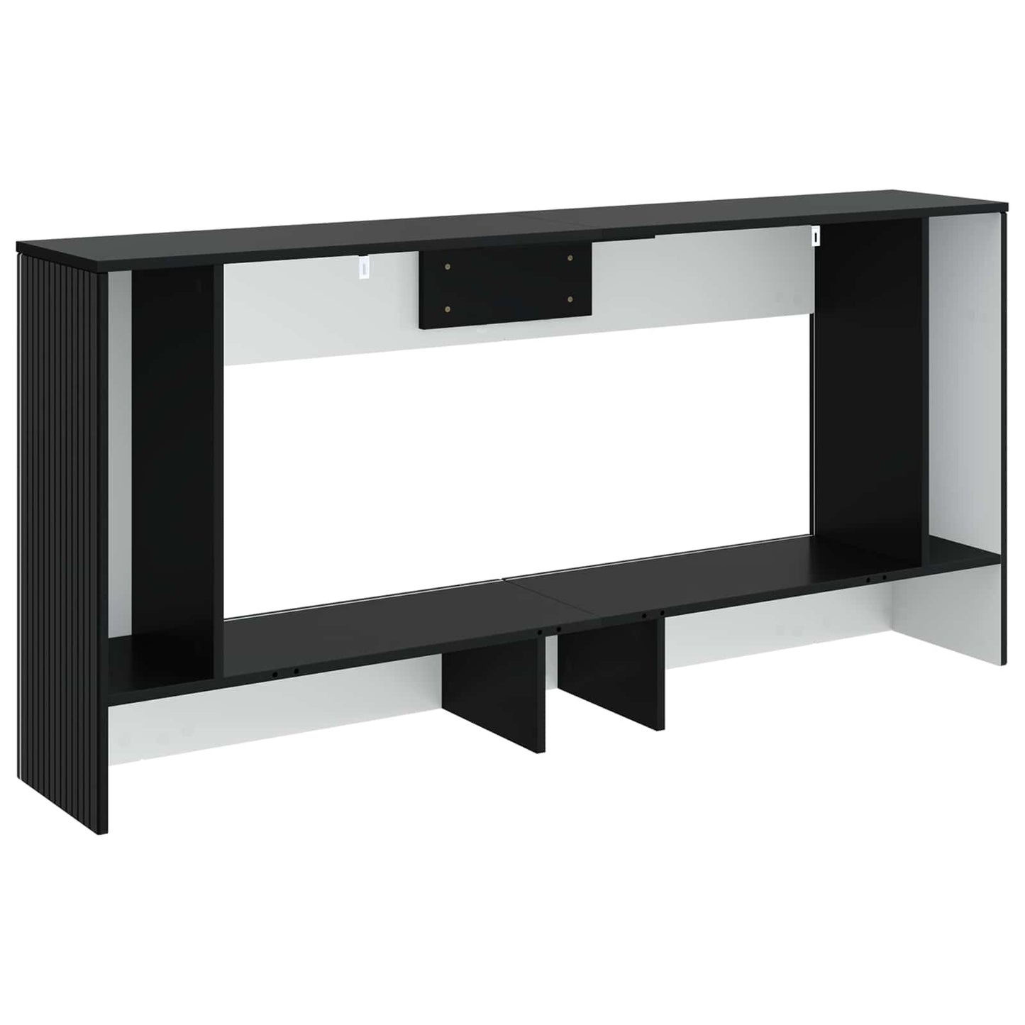 vidaXL Τραπέζι κονσόλας Μαύρο 155 x 29 x 74 εκ.