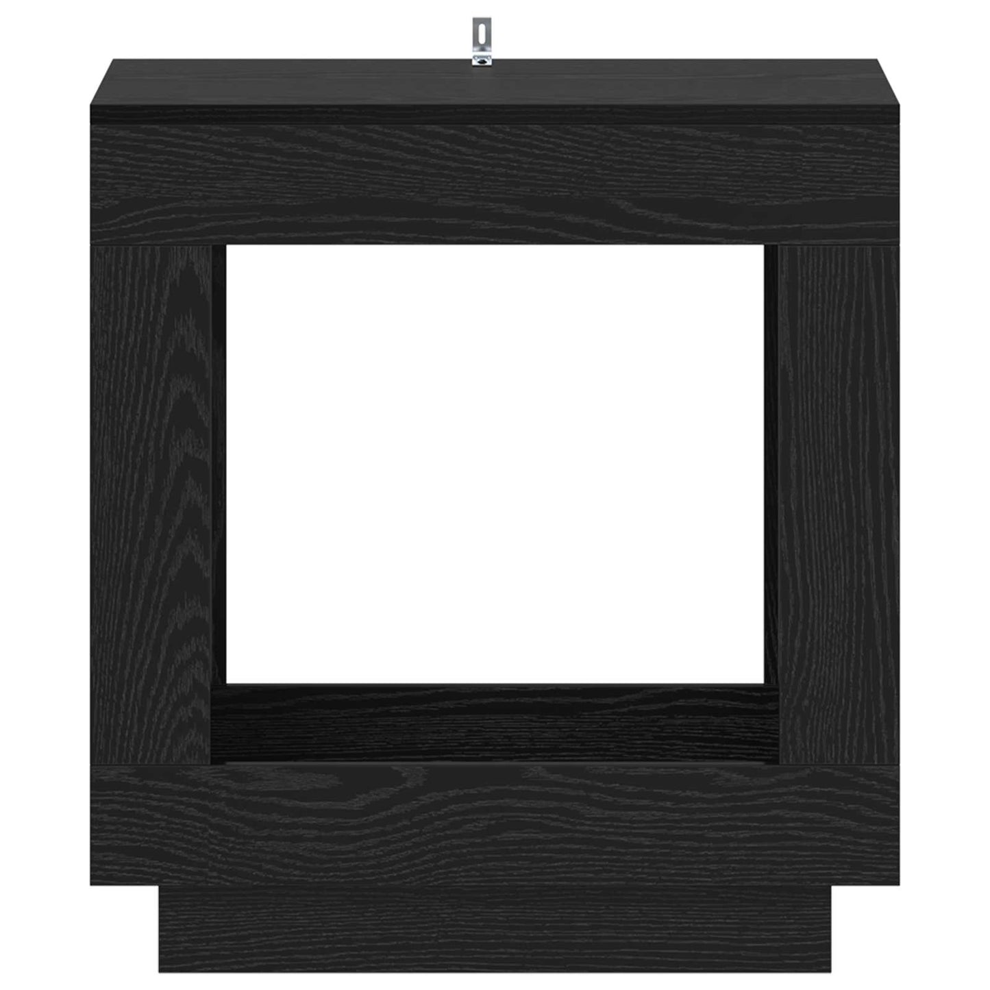 vidaXL Τραπεζάκι Πλευράς Μαύρη Δρυς 60 x 40 x 65 εκ.