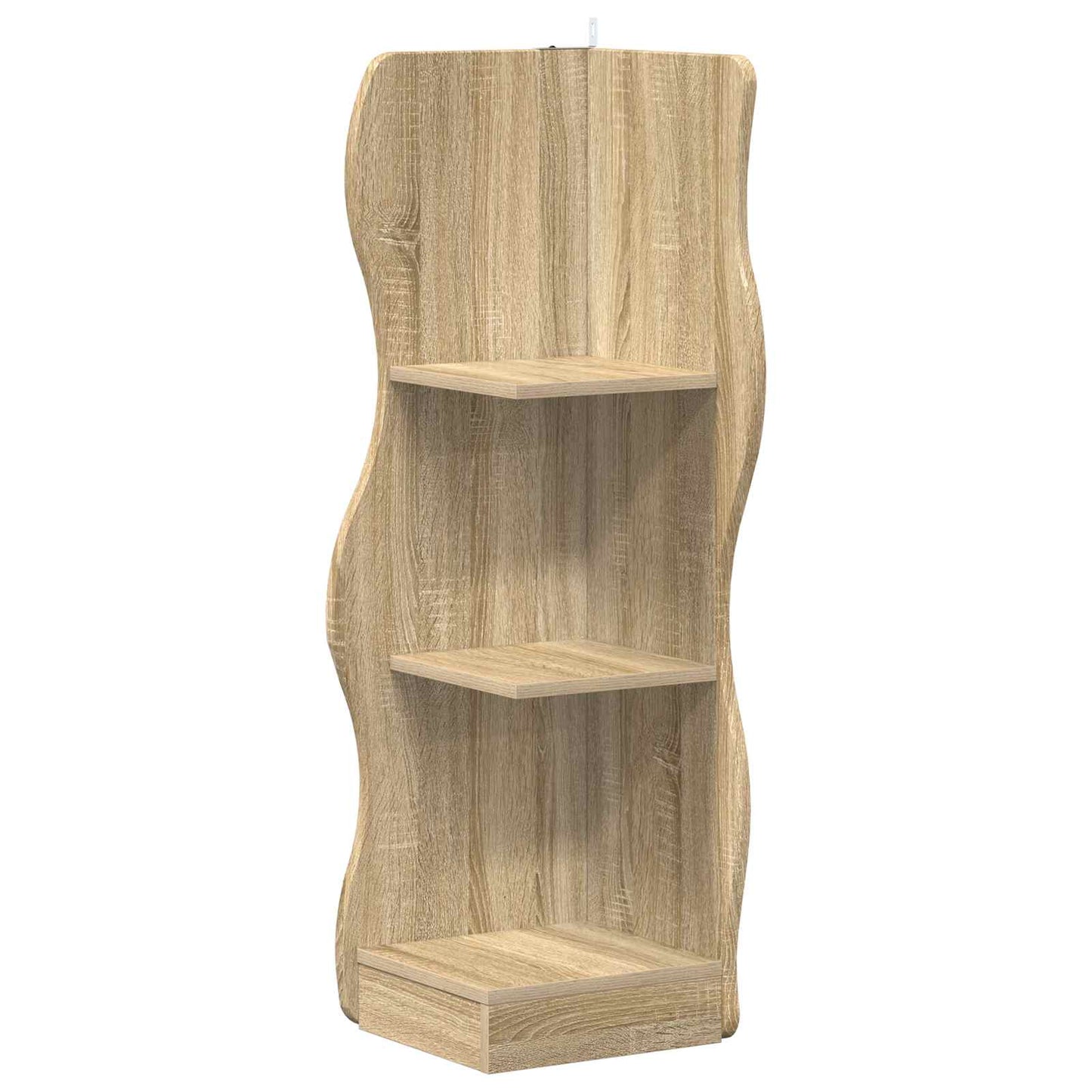 vidaXL Γωνιακό ράφι Sonoma Δρυς 34 x 33 x 102 εκ Επεξεργασμένο Ξύλο