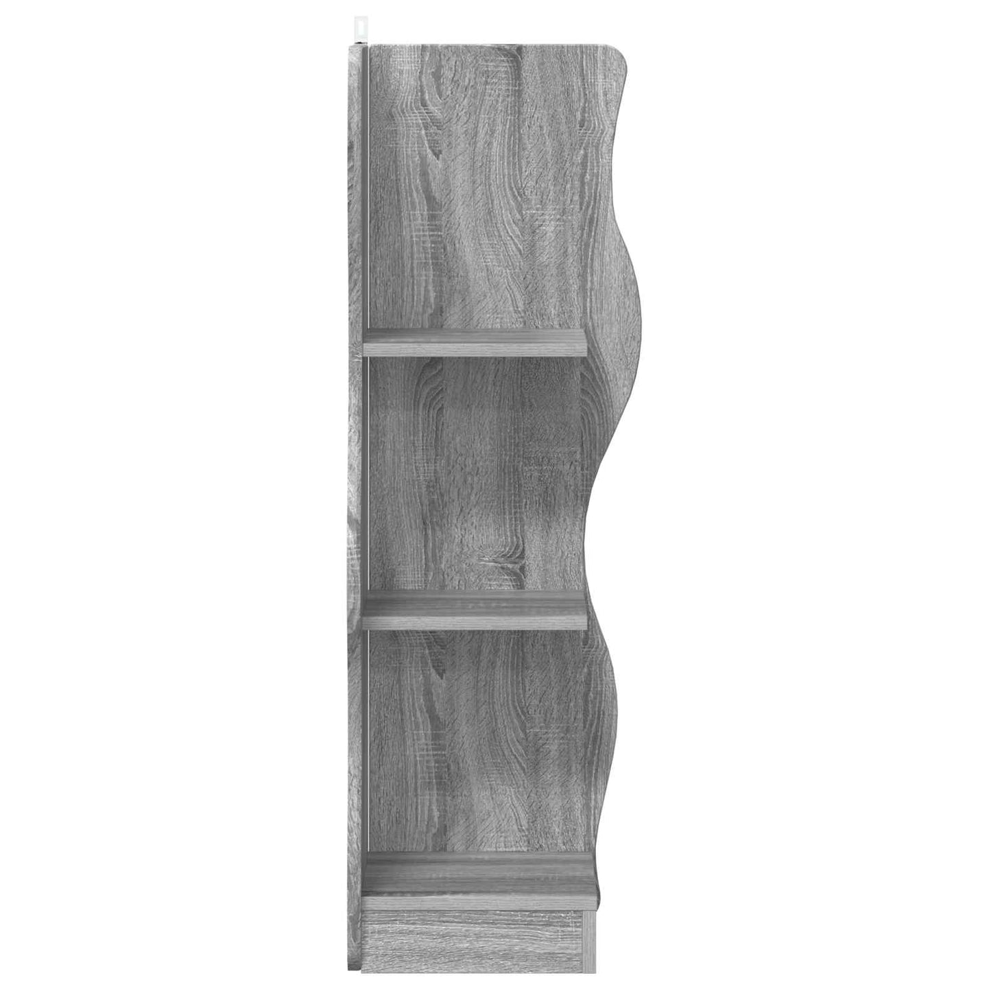 vidaXL Γωνιακό ράφι Γκρι Sonoma 34 x 33 x 102 εκ Επεξεργασμένο Ξύλο