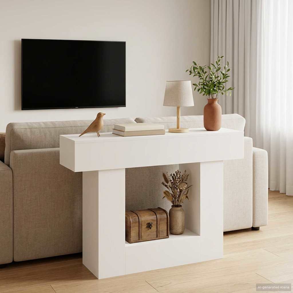 vidaXL Λευκός 101 x 30 x 74 εκ