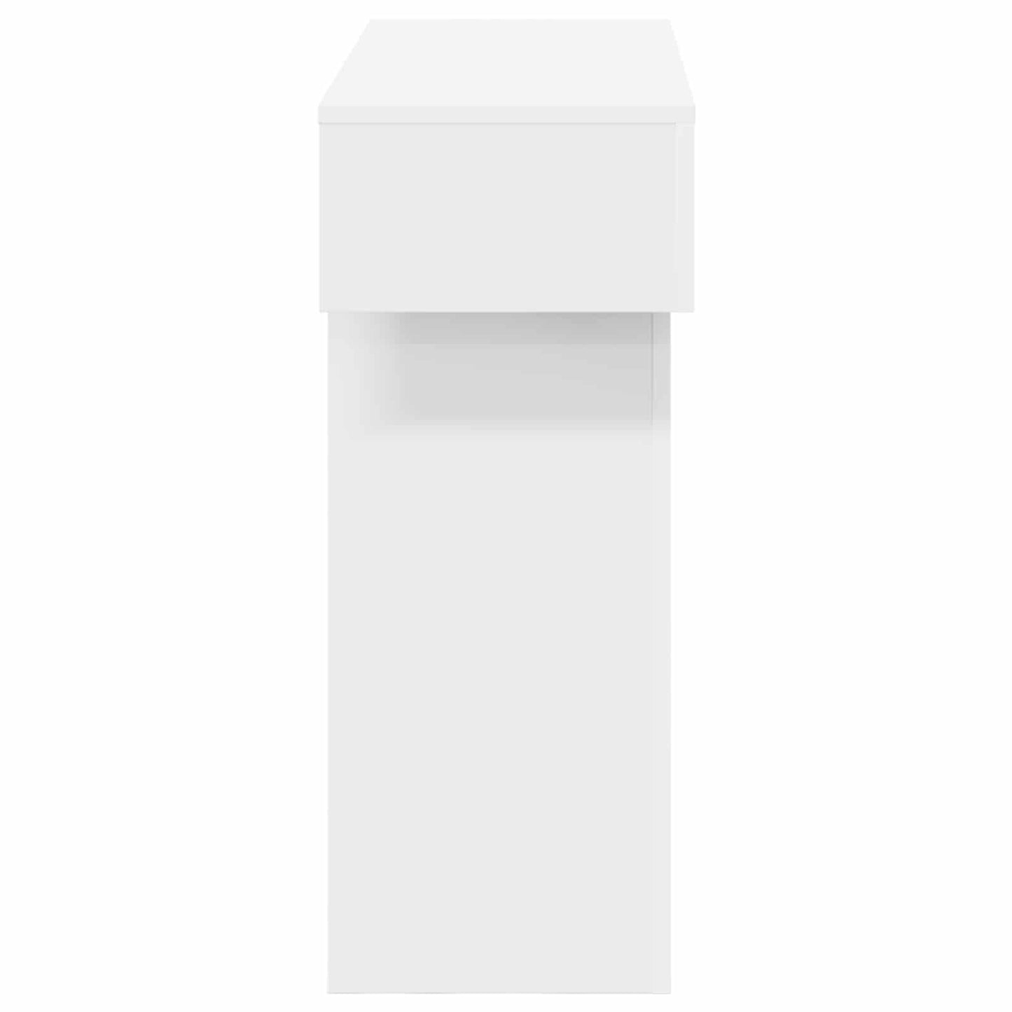 vidaXL Λευκός 101 x 30 x 74 εκ