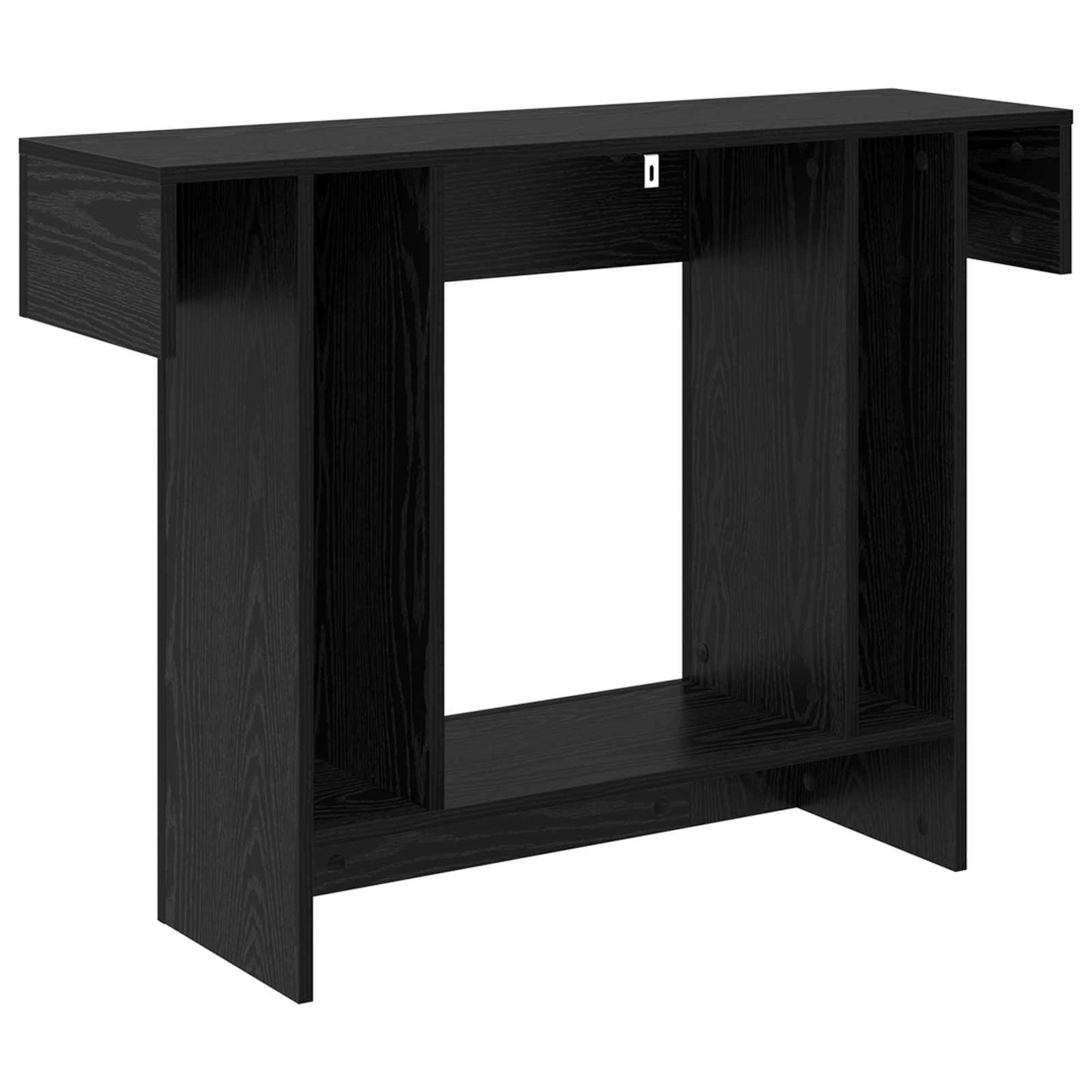 vidaXL Μαύρη Δρυς 101 x 30 x 74 εκ