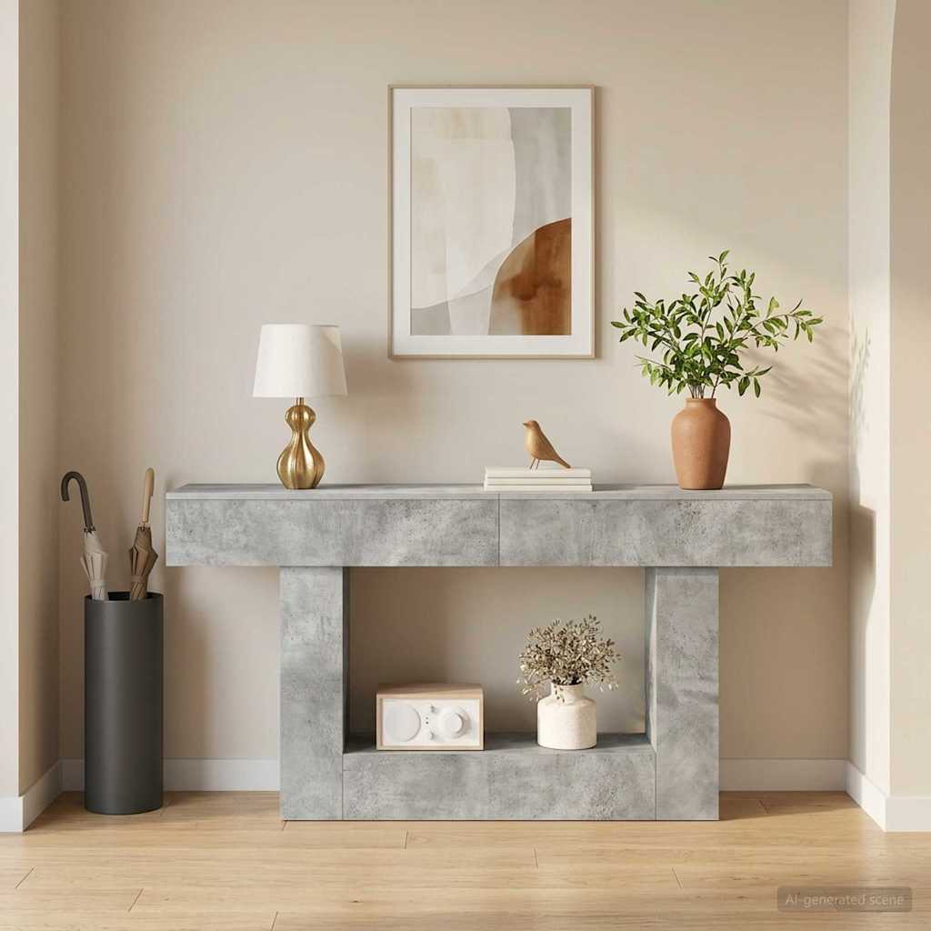vidaXL Σκυρόχρωμο Γκρι 160 x 30 x 74 εκ
