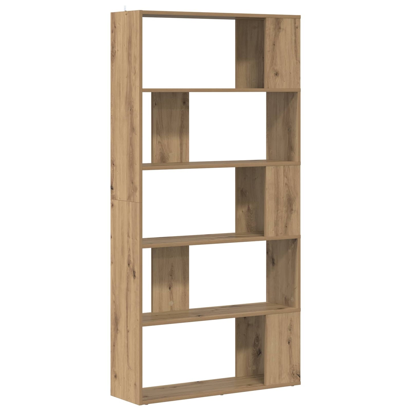vidaXL Βιβλιοθήκη Artisan Oak 80 x 24 x 159 εκ Επεξεργασμένο ξύλο