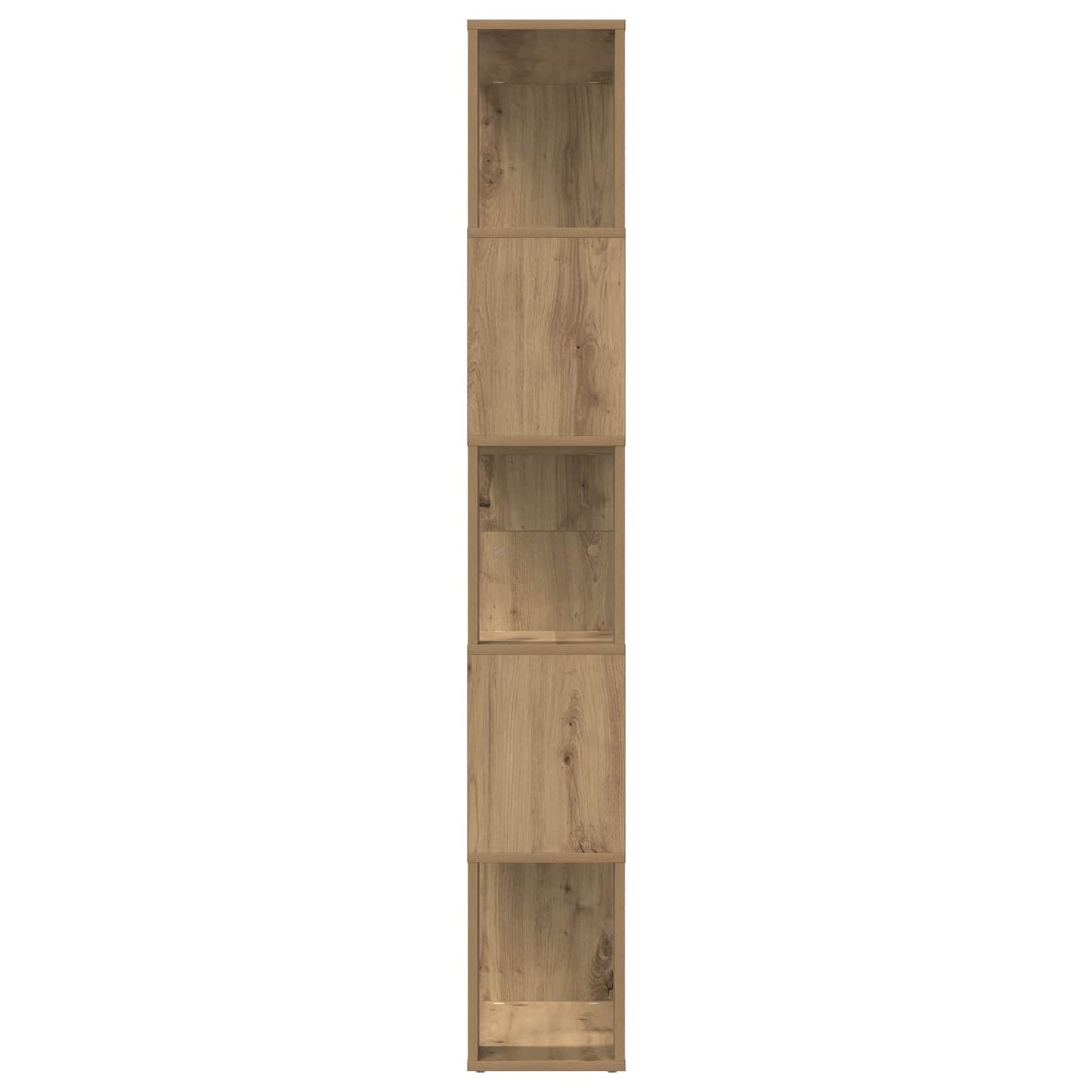 vidaXL Βιβλιοθήκη Artisan Oak 80 x 24 x 159 εκ Επεξεργασμένο ξύλο