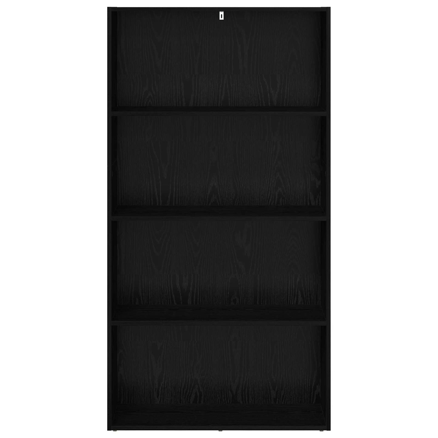 vidaXL Βιβλιοθήκη Μαύρη Οξυά 80 x 30 x 151,5 εκ. Επεξεργασμένο ξύλο