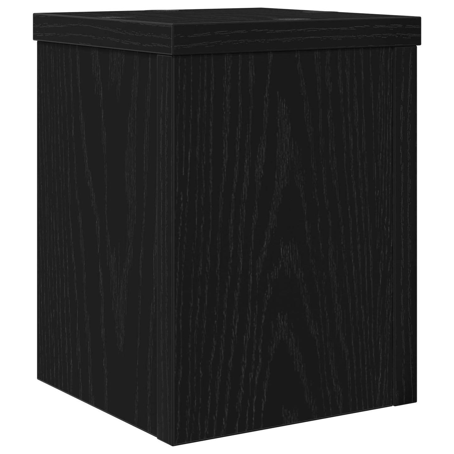 vidaXL Βάση φυτών 2 pcs Μαύρη Οξυά 15 x 15 x 20 εκ. Επεξεργασμένο ξύλο