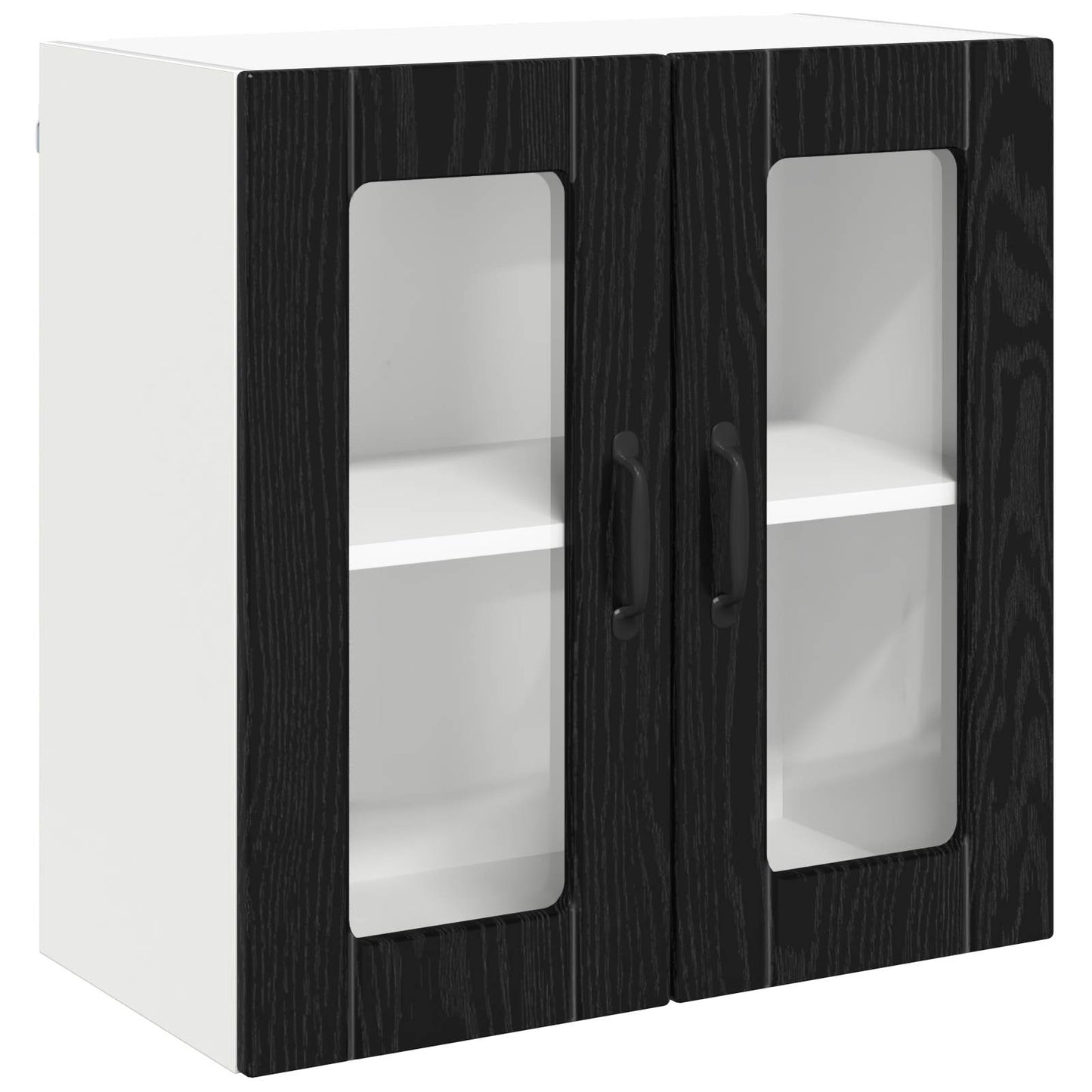 vidaXL Ντουλάπα Κουζίνας με αποθήκευση Μαύρη Οξυά 60 x 31 x 60 εκ.