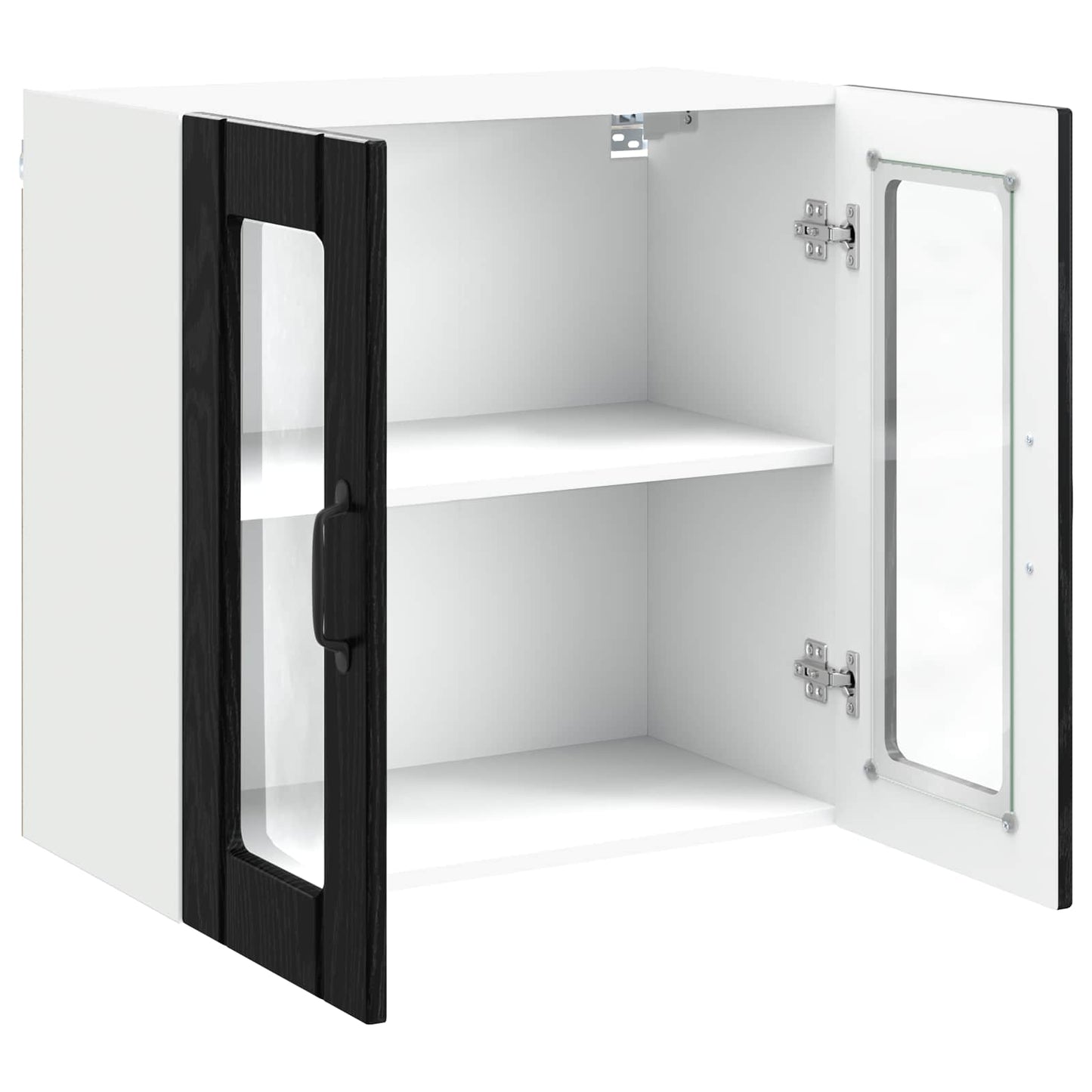 vidaXL Ντουλάπα Κουζίνας με αποθήκευση Μαύρη Οξυά 60 x 31 x 60 εκ.