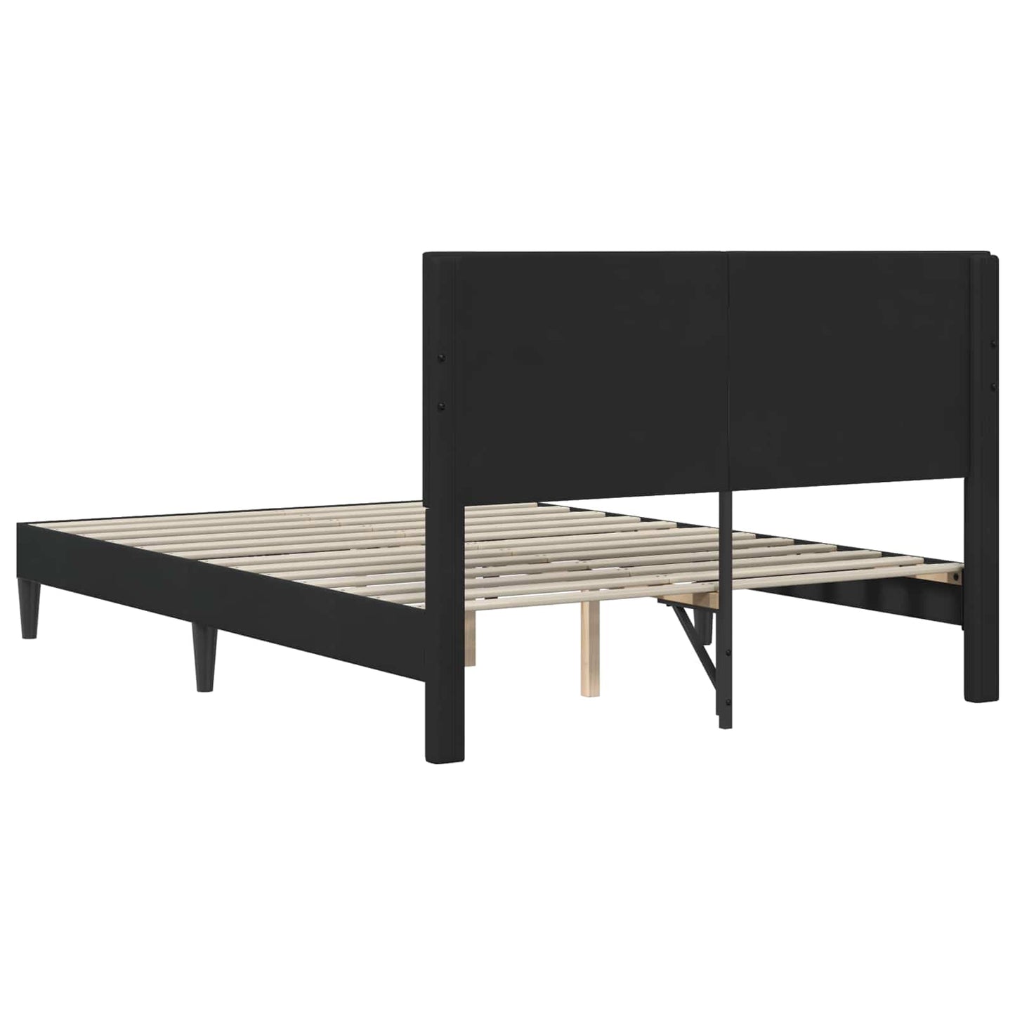 vidaXL Σκελετός Κρεβατιού με κεφαλάρι Μαύρο 160 x 200 cm Βελούδο