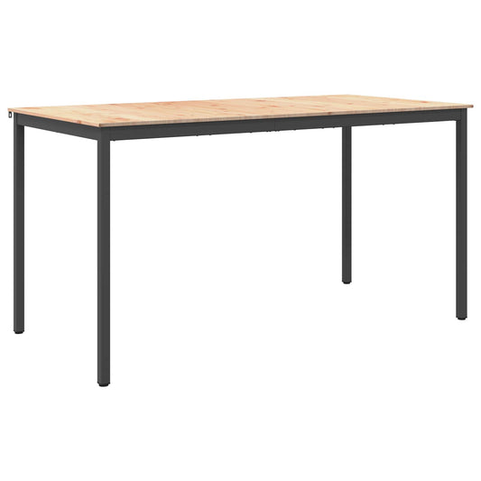 vidaXL Τραπέζι μπαρ Φυσικό 110 x 55 x 105 εκ. Στερεά ξυλεία πεύκου