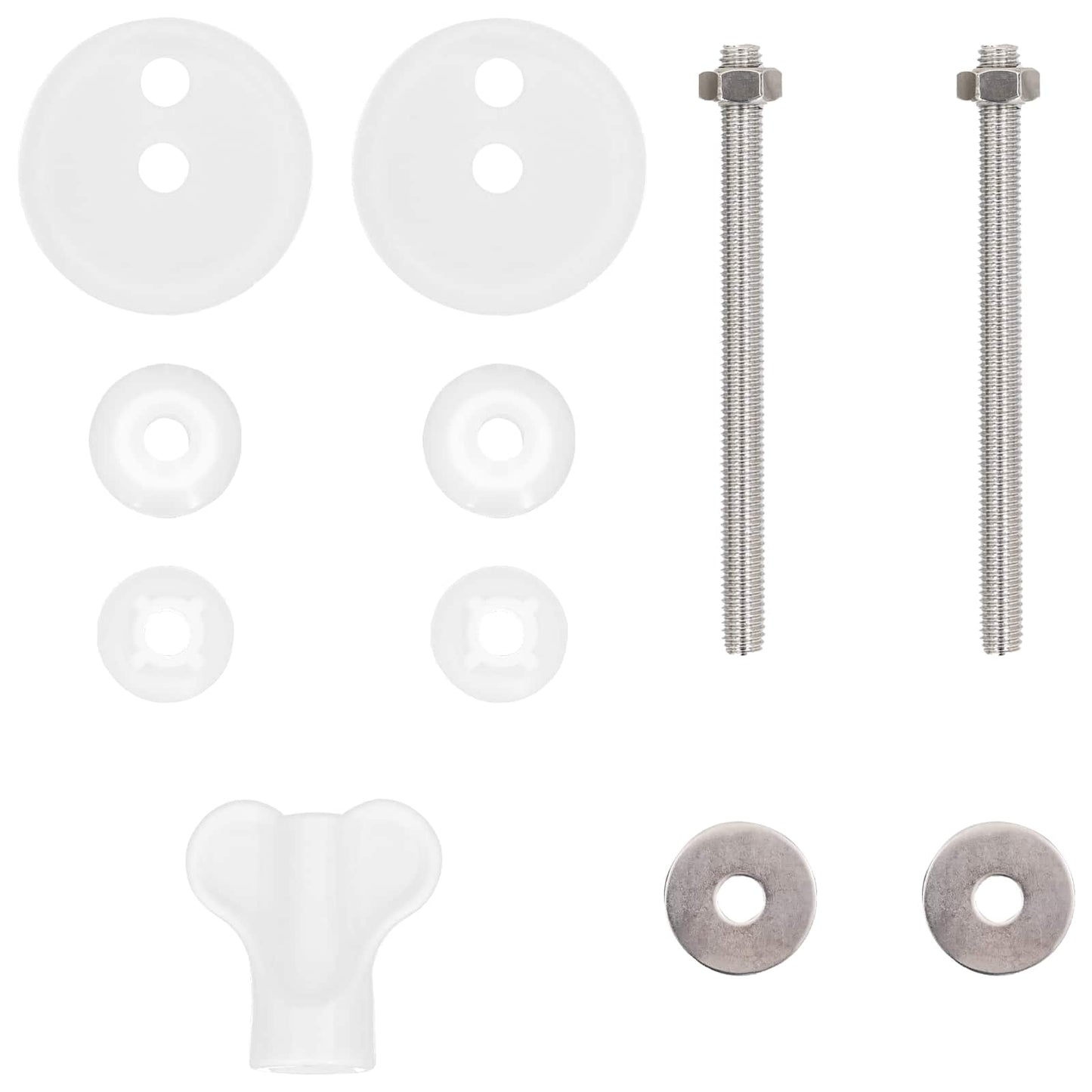 vidaXL Μαλακή κλειστή λεκάνη 2 pcs Καφέ 44 x 38 εκ. Πίνακας MDF