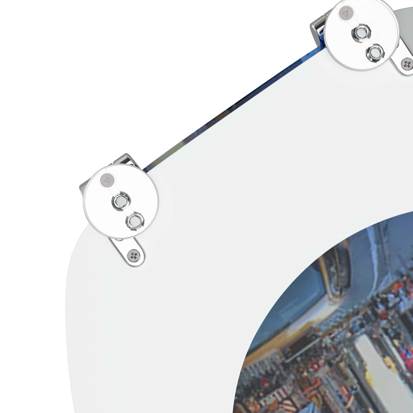 vidaXL Μαλακή κλειστή λεκάνη 2 pcs Γκρι 44 x 38 εκ. Πίνακας MDF